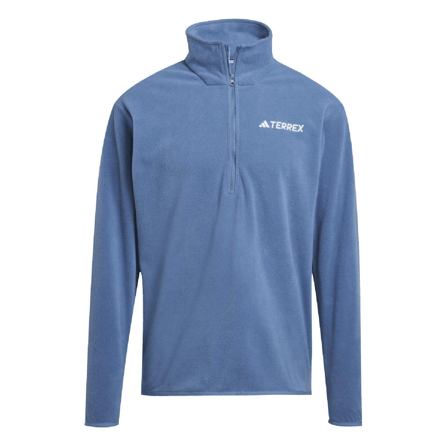 Sivo - adidas - Terrex Multi Essentials Half-Zip Fleece - 1