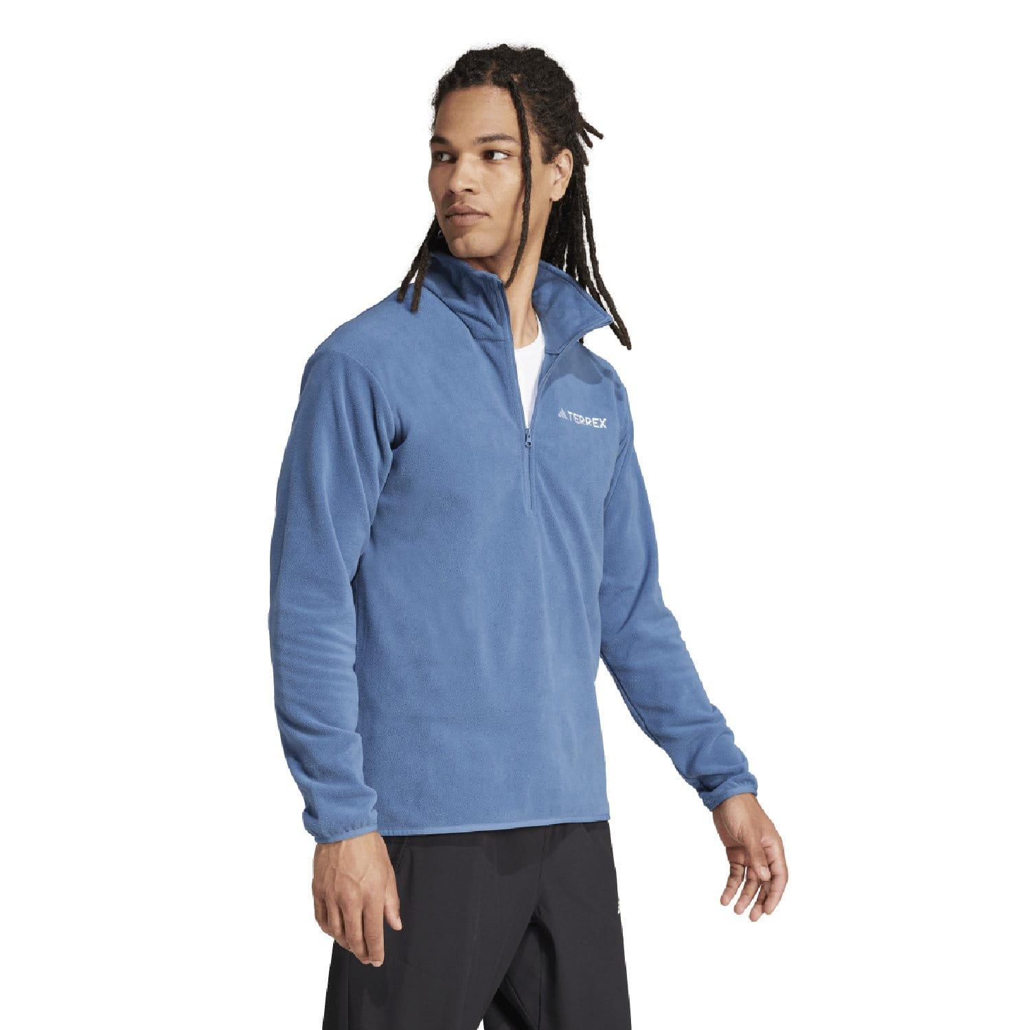 Sivo - adidas - Terrex Multi Essentials Half-Zip Fleece - 4