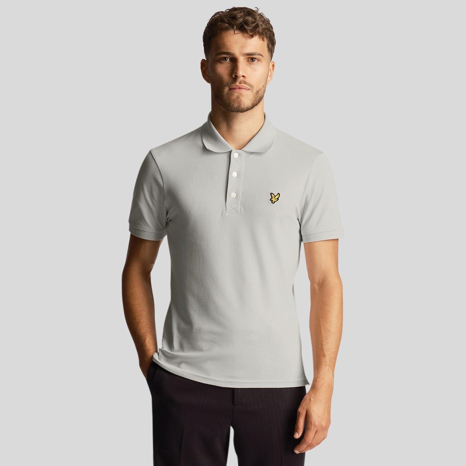 White - Lyle and Scott - Plain Polo Shirt - 1