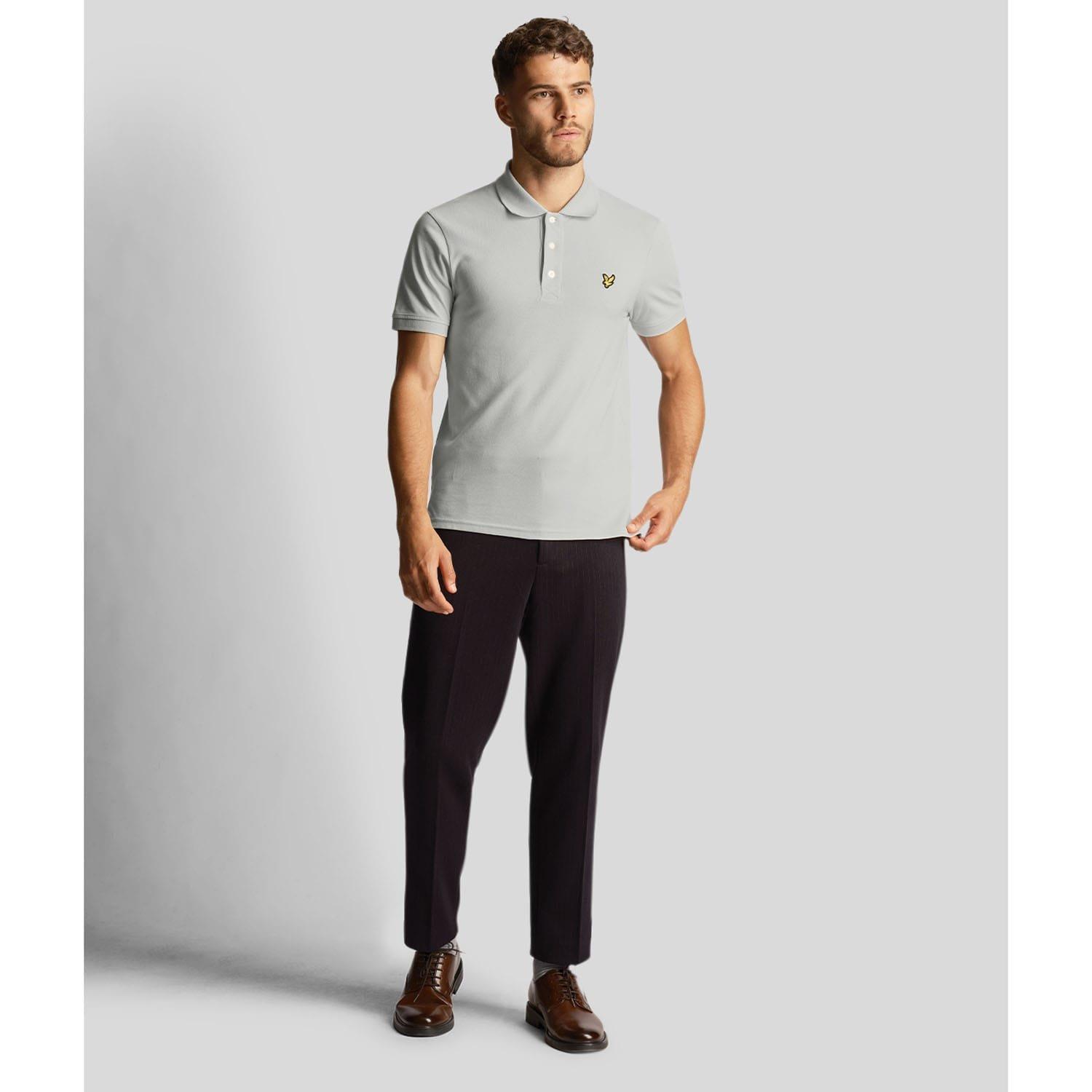 White - Lyle and Scott - Plain Polo Shirt - 2