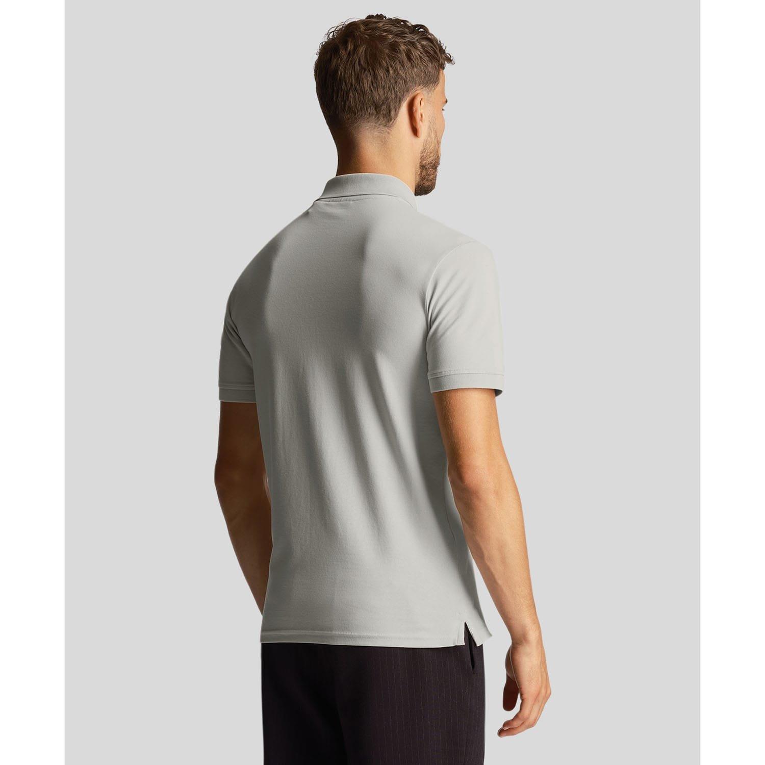 White - Lyle and Scott - Plain Polo Shirt - 3