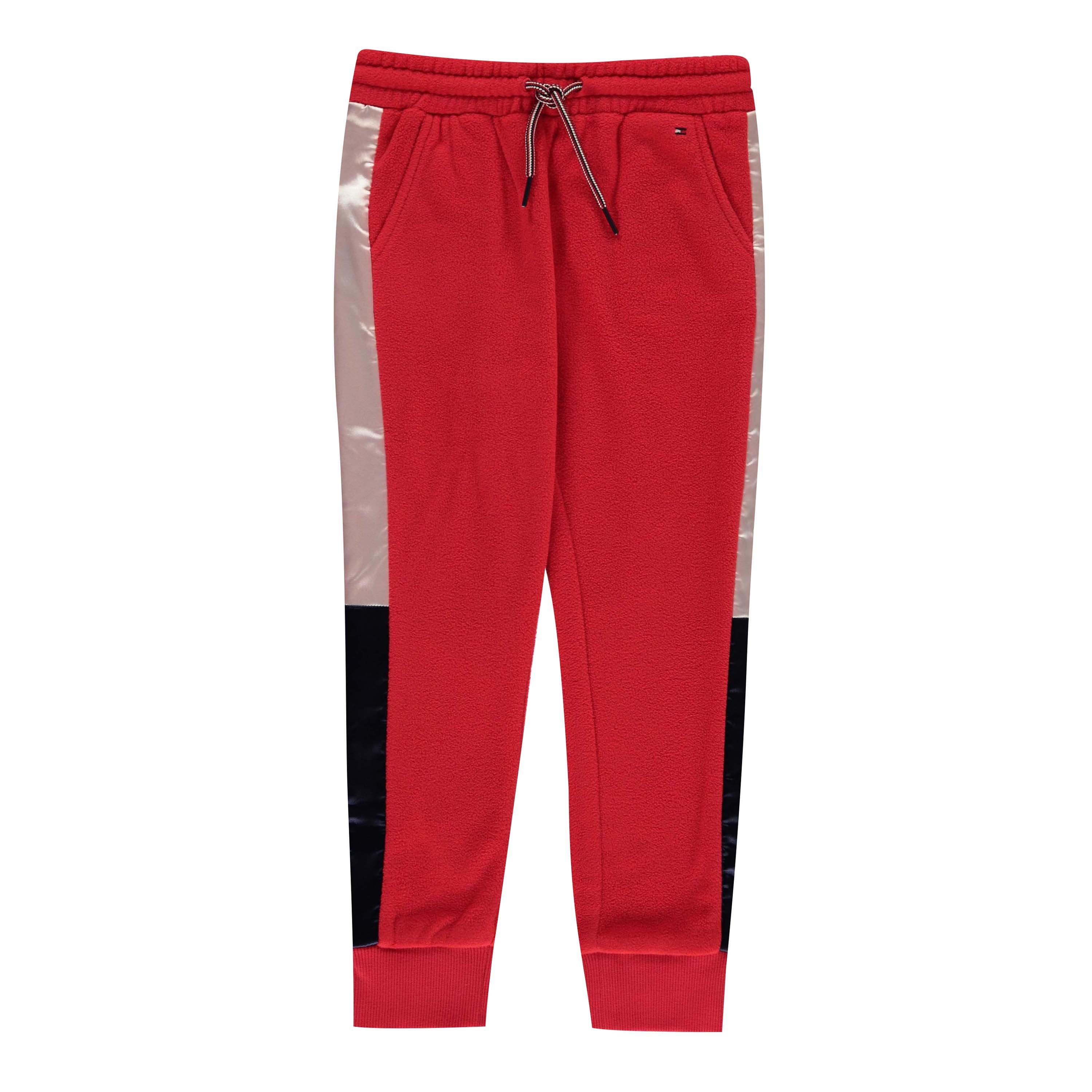 Red - Tommy Hilfiger - Girls Tommy Hilfiger Colourblock Joggers - 1