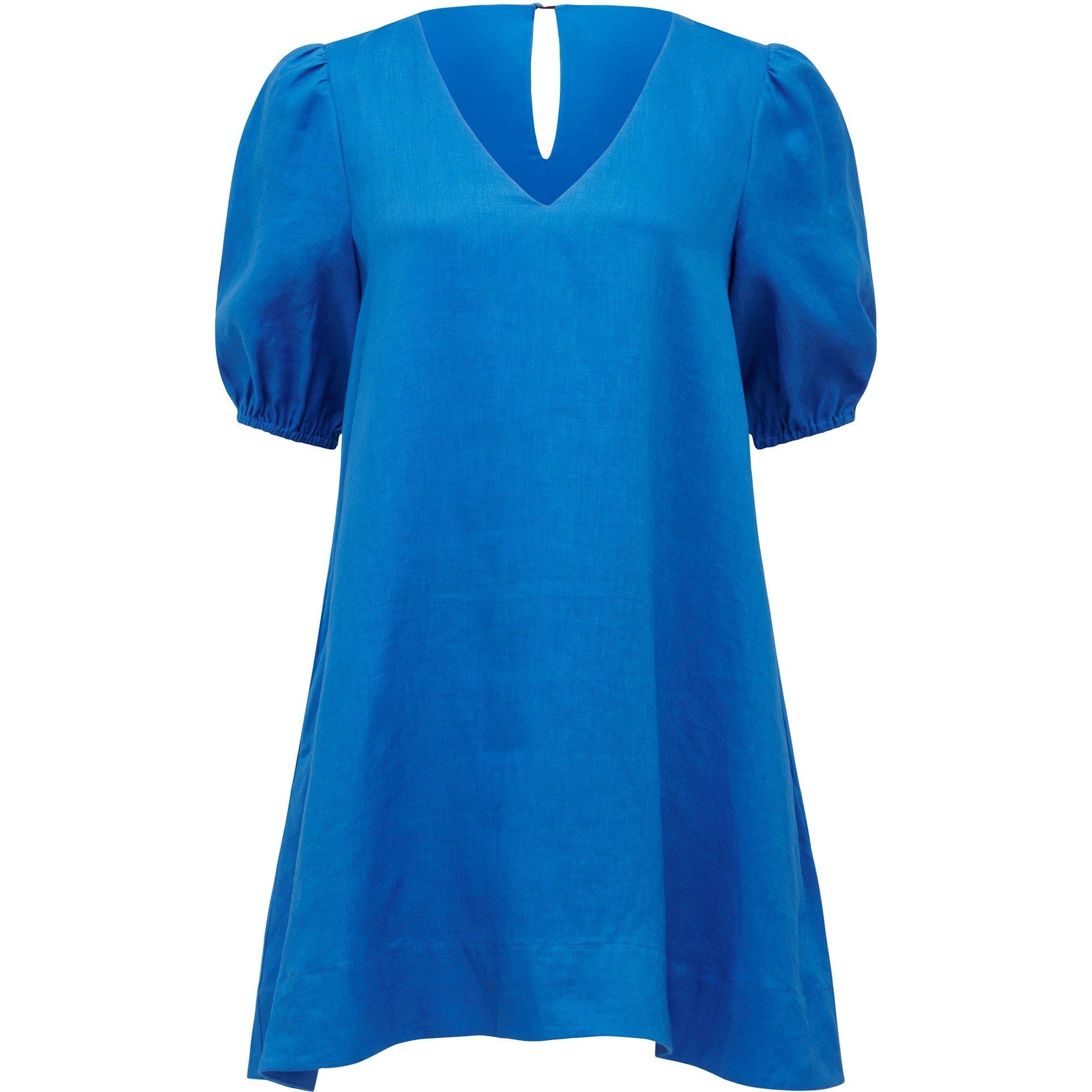 Blue Pigment - Forever New - Millie V Neck Swing Dress - 1