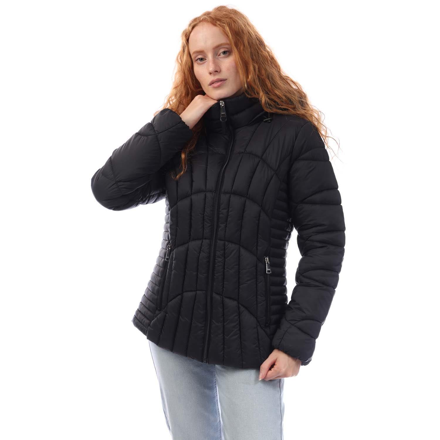DKNY Zip Front Packable Jacket
