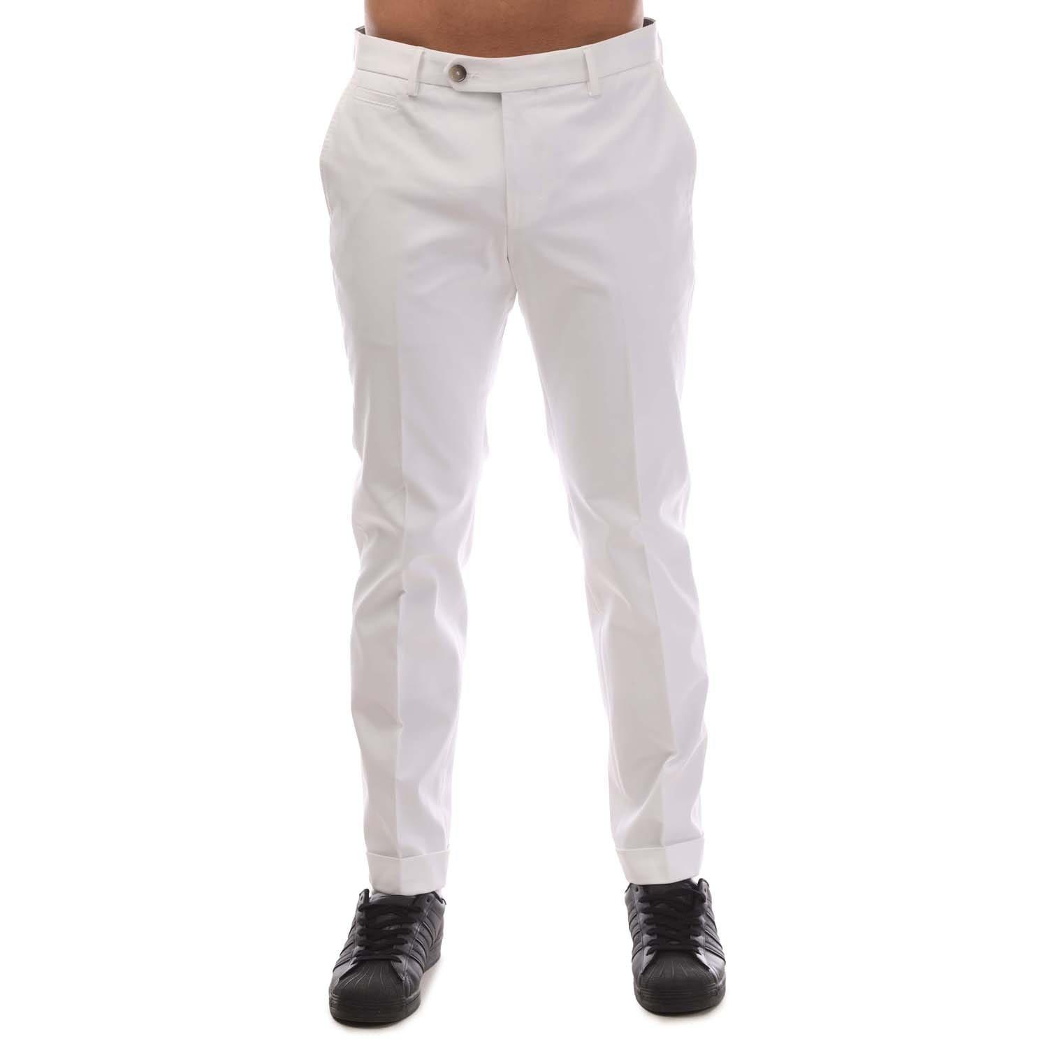 White - Boss - T-Bryce Trousers - 1