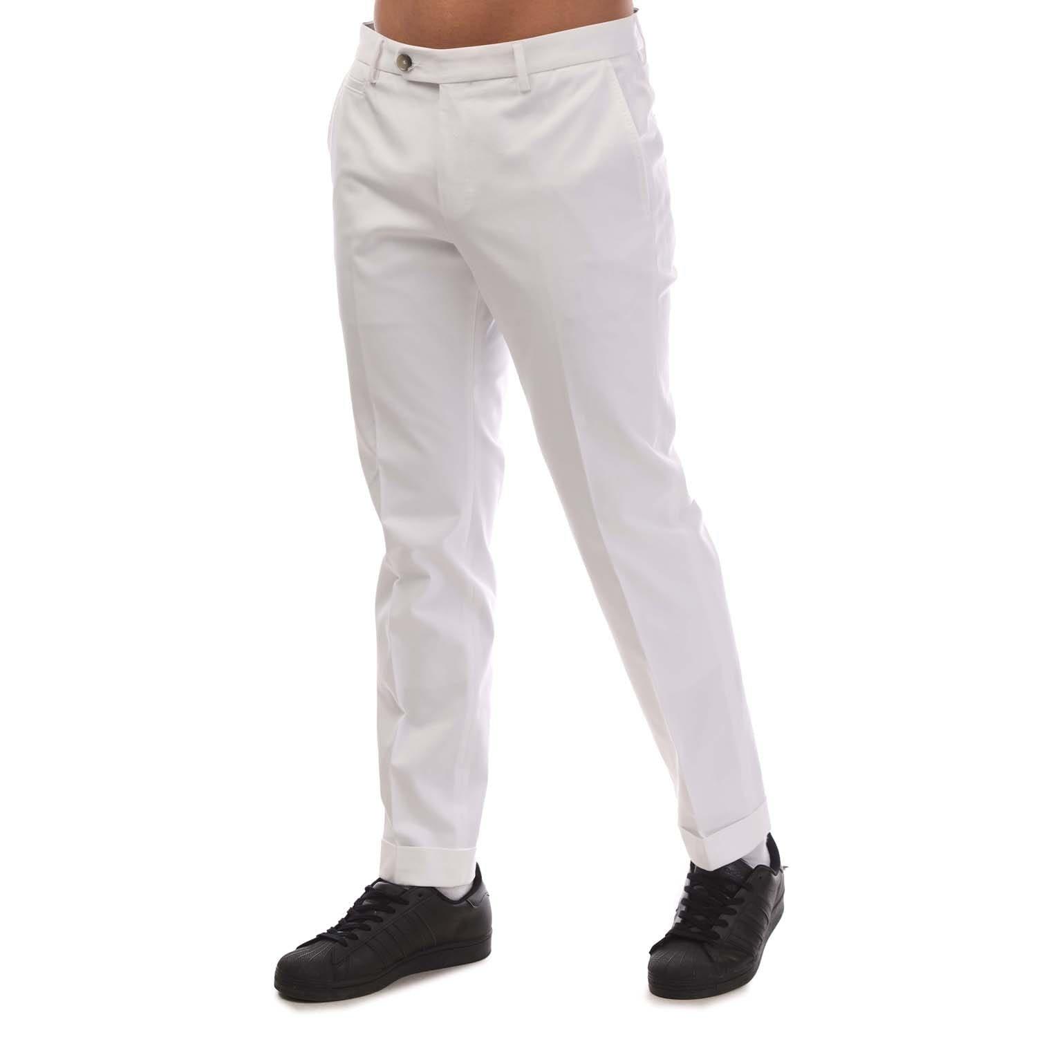White - Boss - T-Bryce Trousers - 2