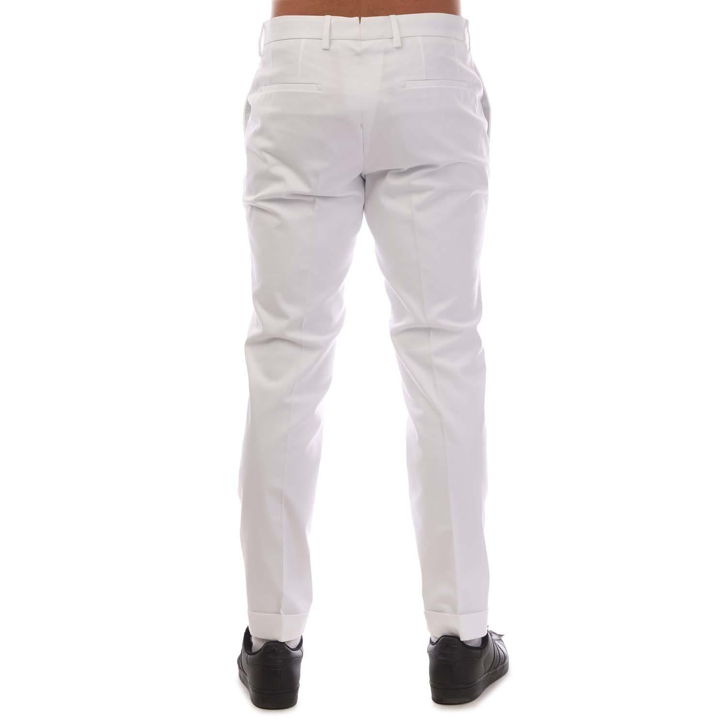 White - Boss - T-Bryce Trousers - 3