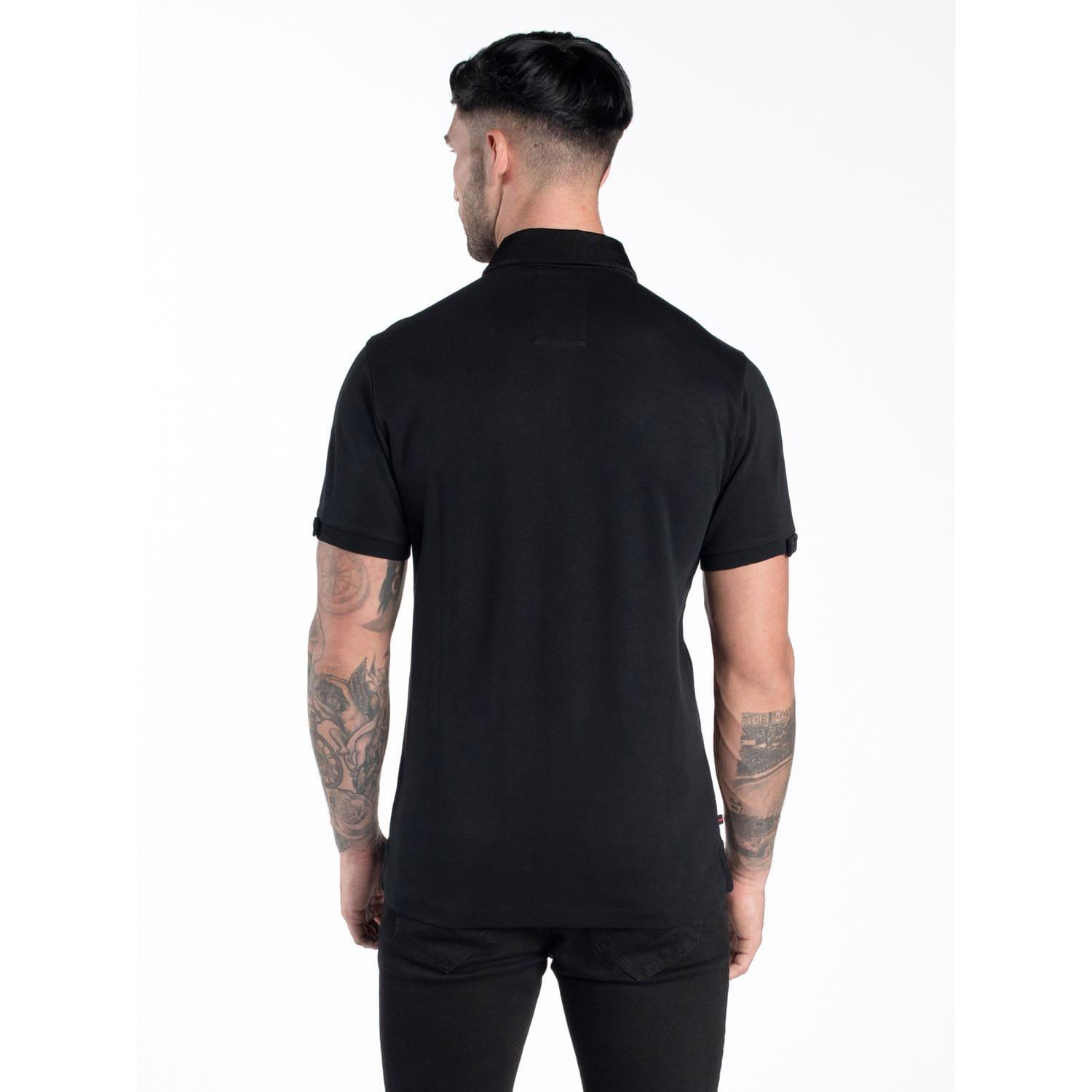 Black - Luke 1977 - Solar Detailed Polo Shirt - 3