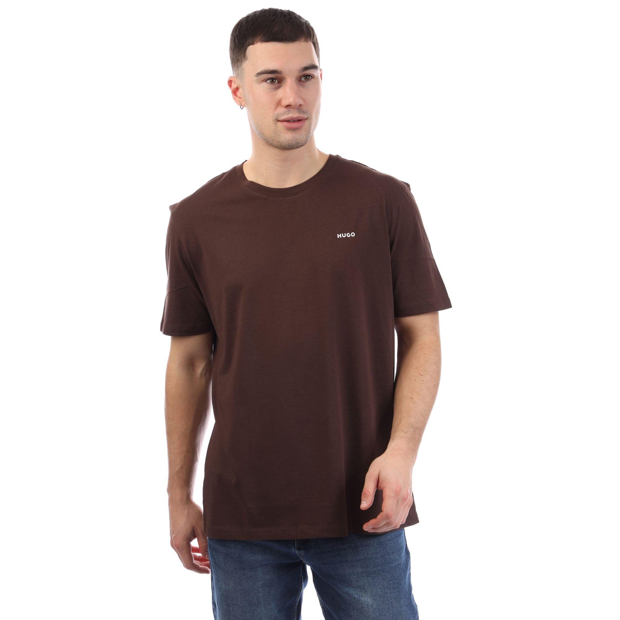 Brown - Hugo - Dero 99 T-Shirt - 1