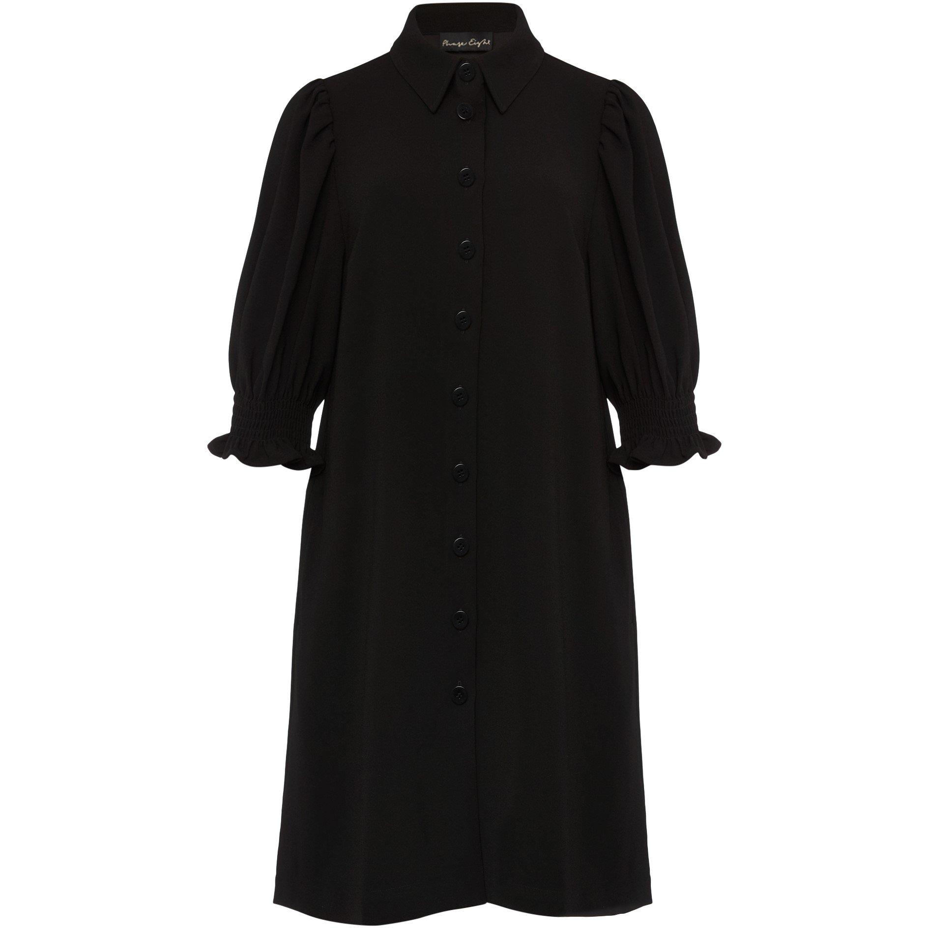 Phase Eight Women's Candice Puff Sleeve Dress - Black - 10