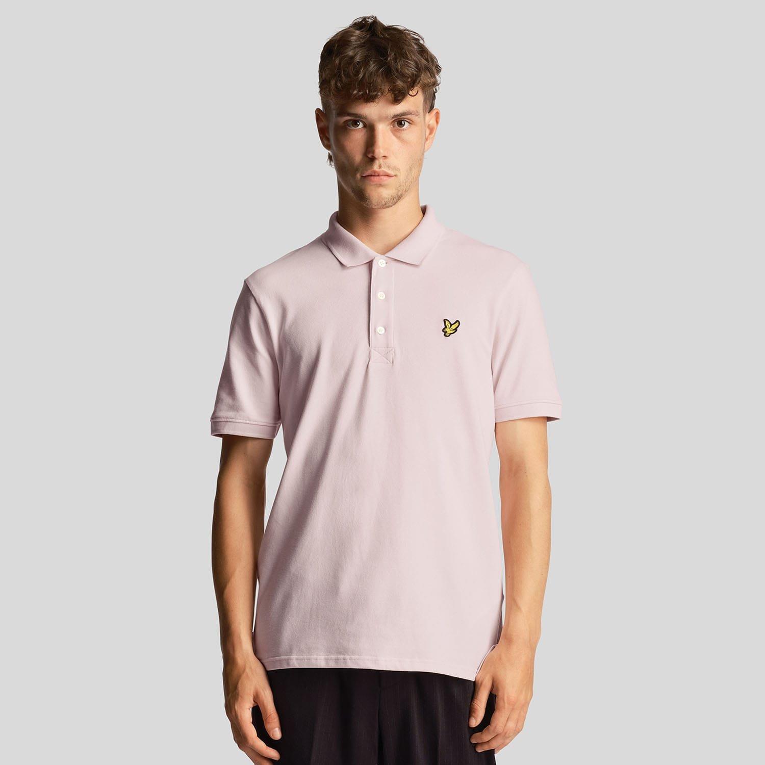 Pink - Lyle and Scott - Plain Polo Shirt - 1