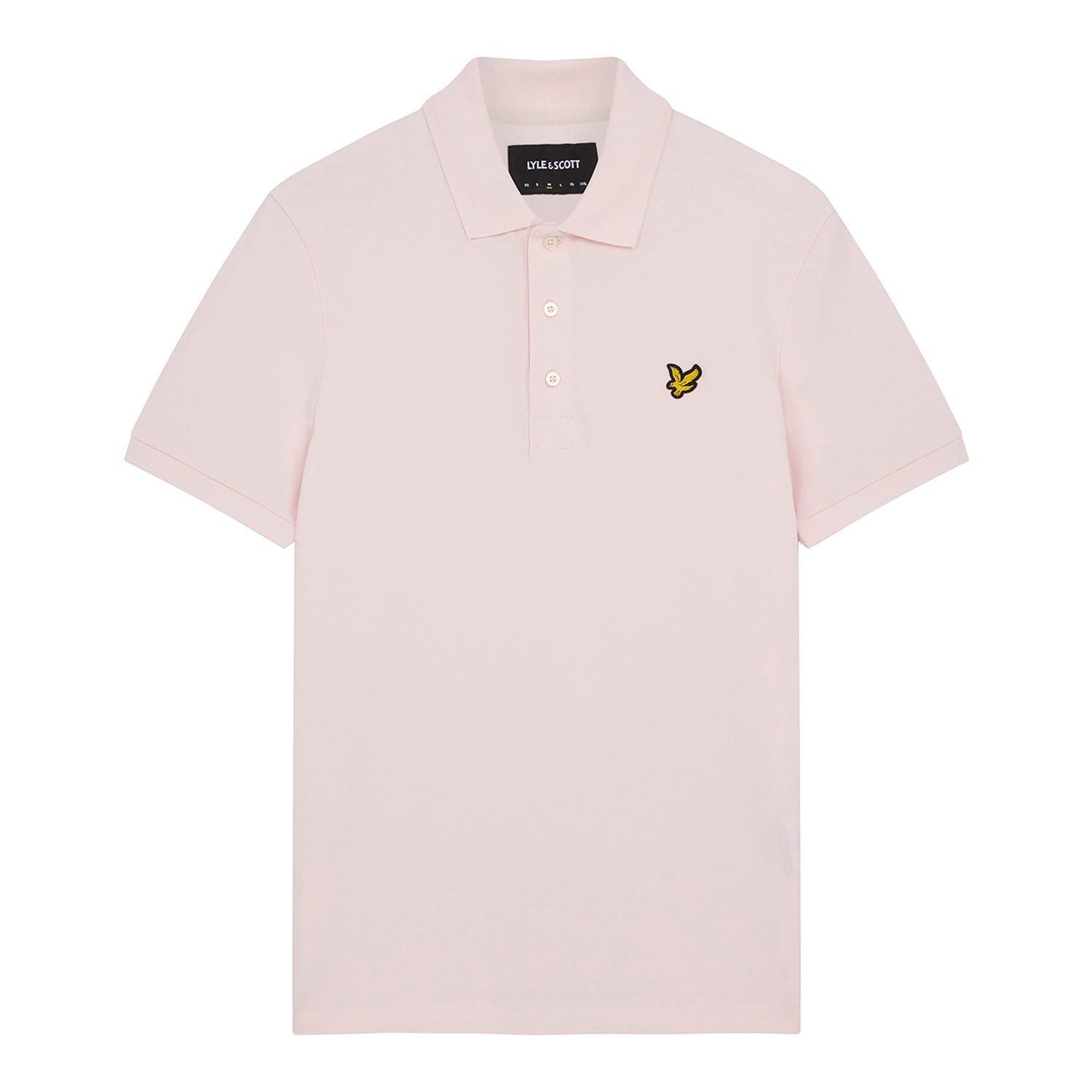 Pink - Lyle and Scott - Plain Polo Shirt - 5