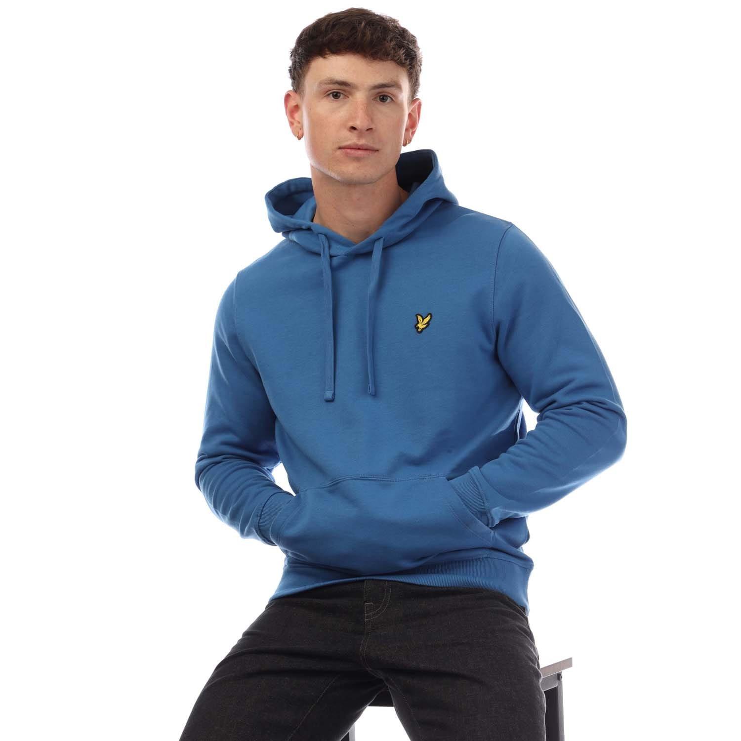 Blue - Lyle and Scott - Pullover Hoodie - 4