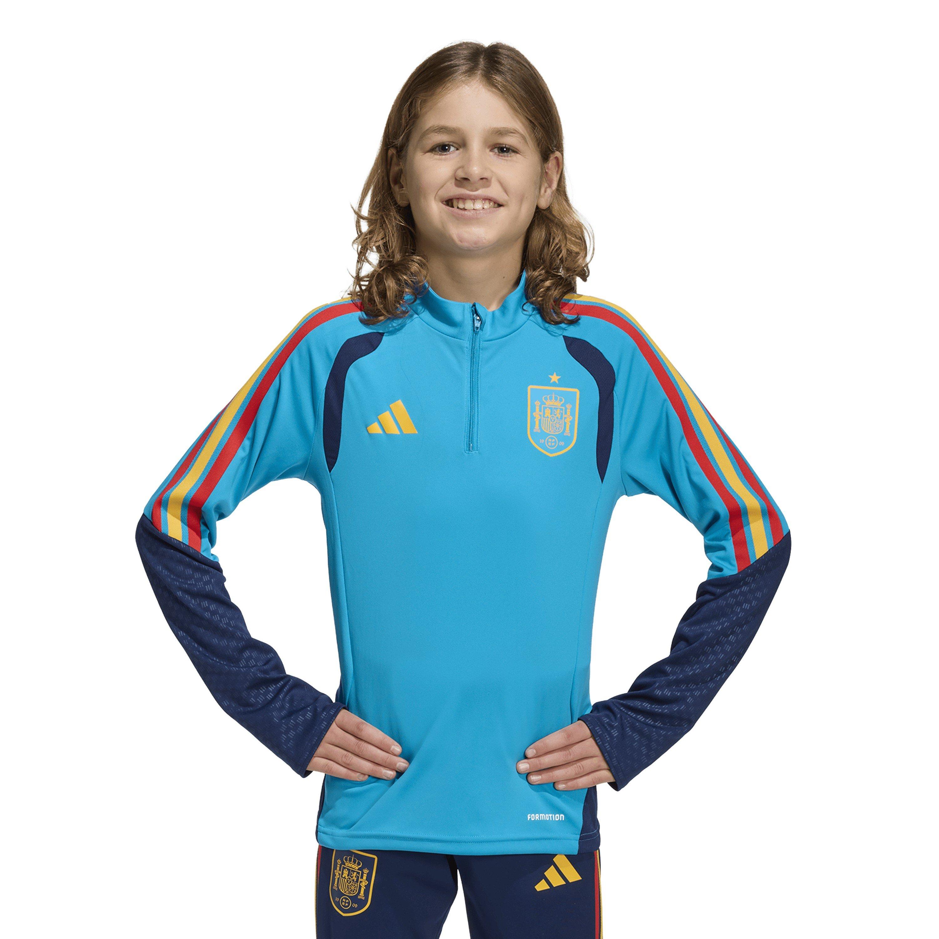 Blue/White - adidas - Spain World Cup Training Top 2026 Juniors - 4