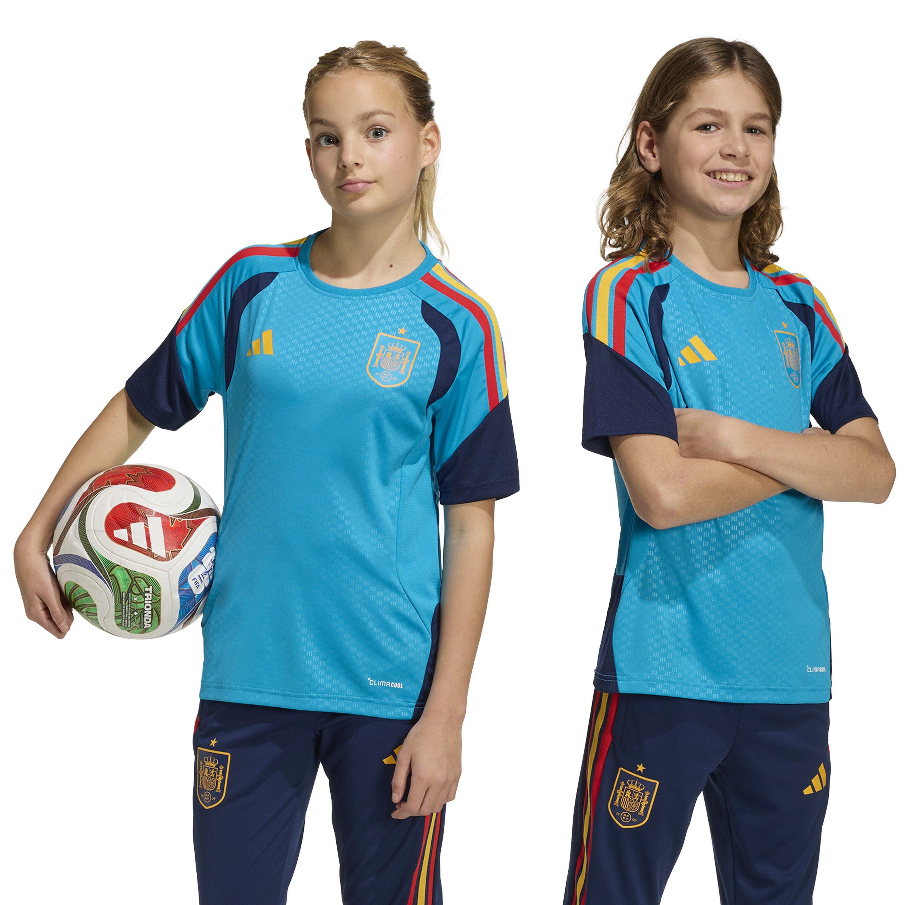Blue/White - adidas - Spain Training Shirt World Cup 2026 Juniors - 3