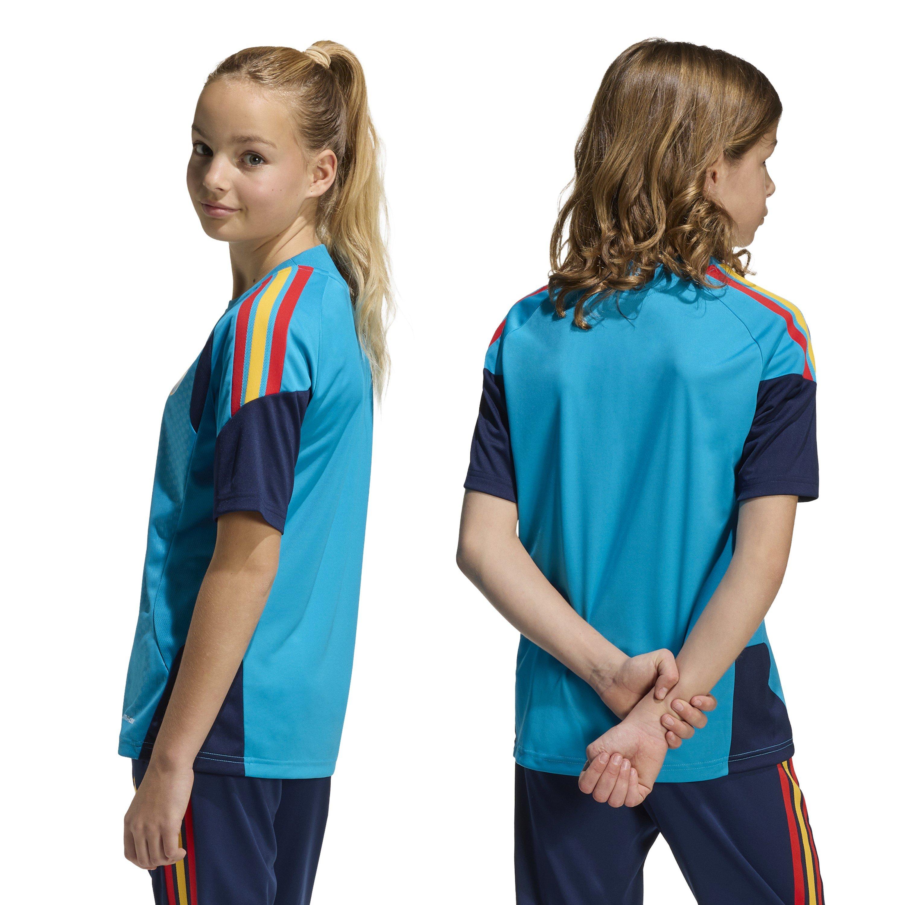 Blue/White - adidas - Spain Training Shirt World Cup 2026 Juniors - 4