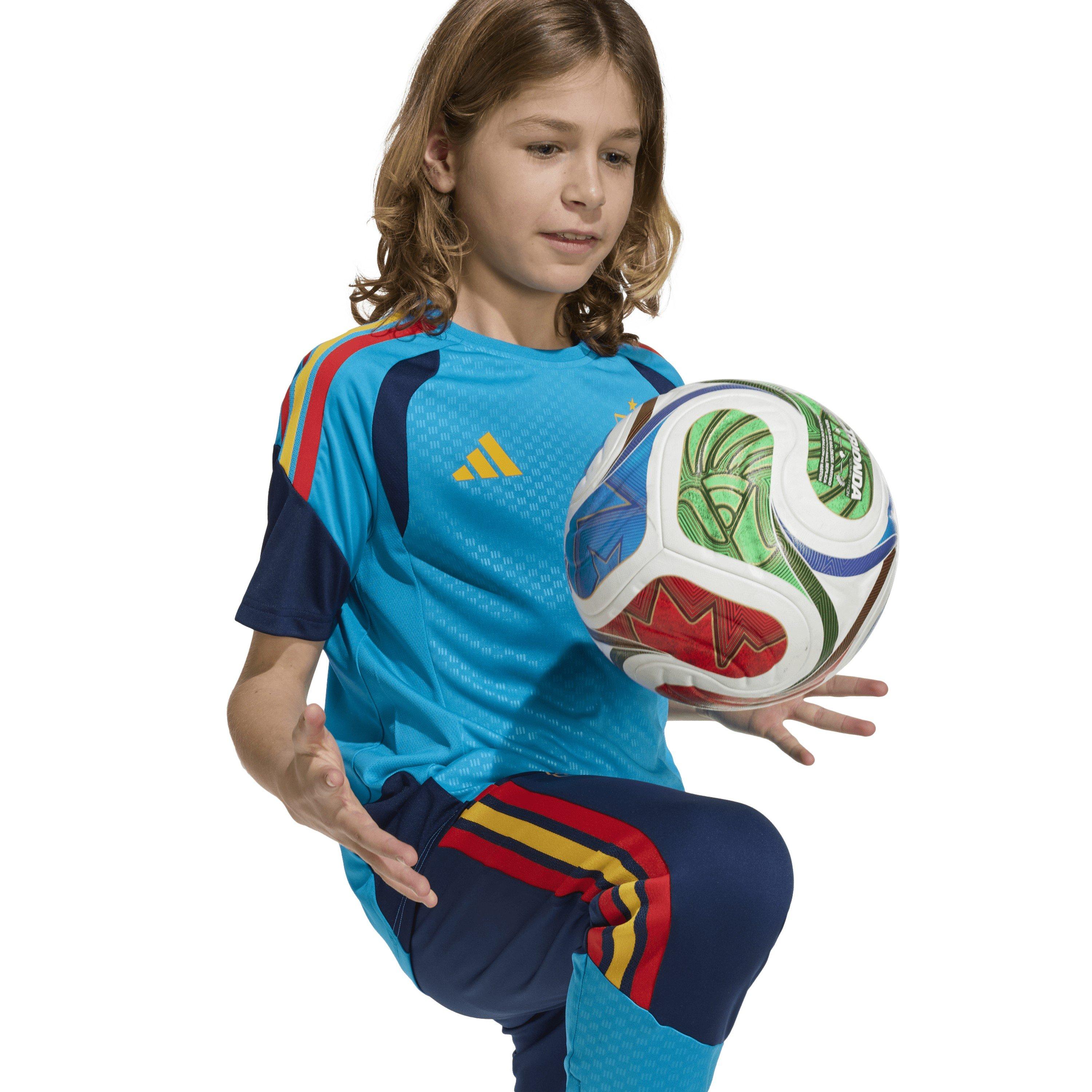 Blue/White - adidas - Spain Training Shirt World Cup 2026 Juniors - 8