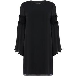 Sportmax Code Palermo dress with ruffle detail flared sleeve