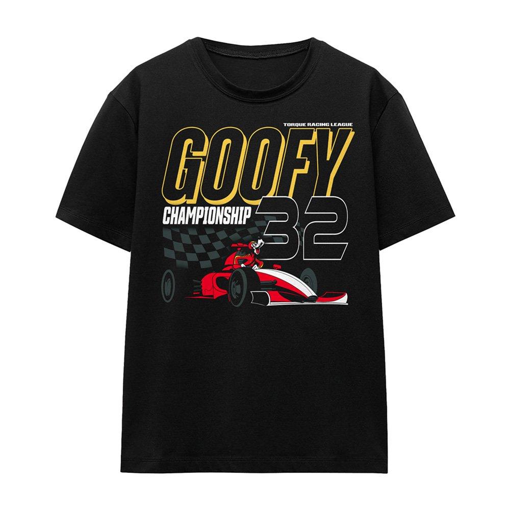 Black - Disney - Goofy Racing Monaco T-Shirt Black - 4