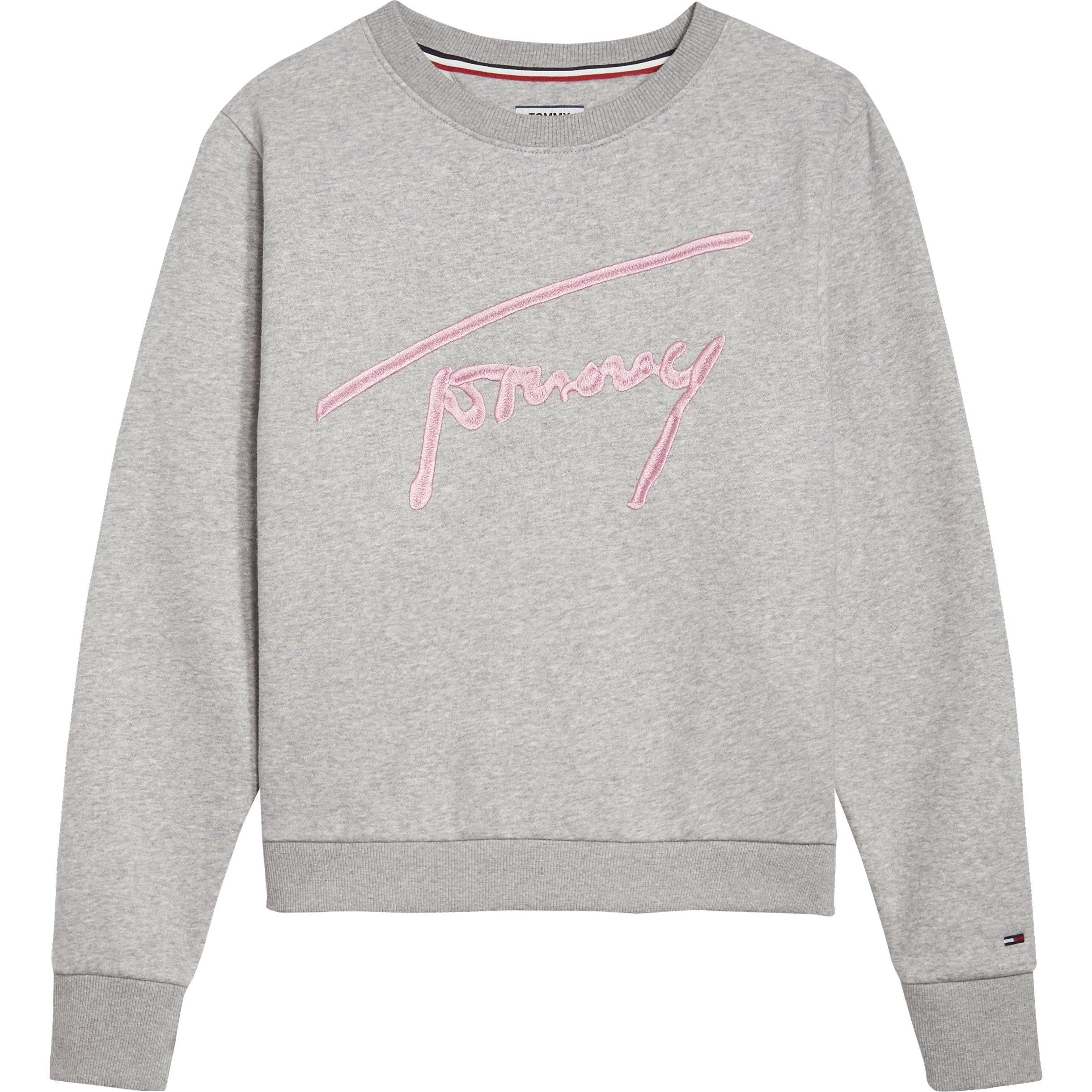 Light Grey - Tommy Hilfiger - Jeans Signature Sweatshirt - 1