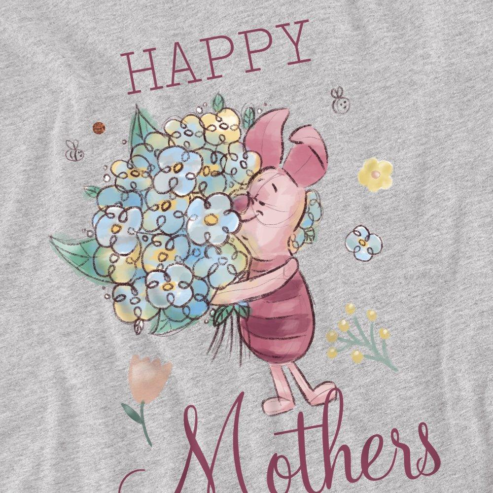 Grey - Winnie The Pooh - Winnie The Pooh Piglet Happy Mothers Day Mens T-Sh - 2