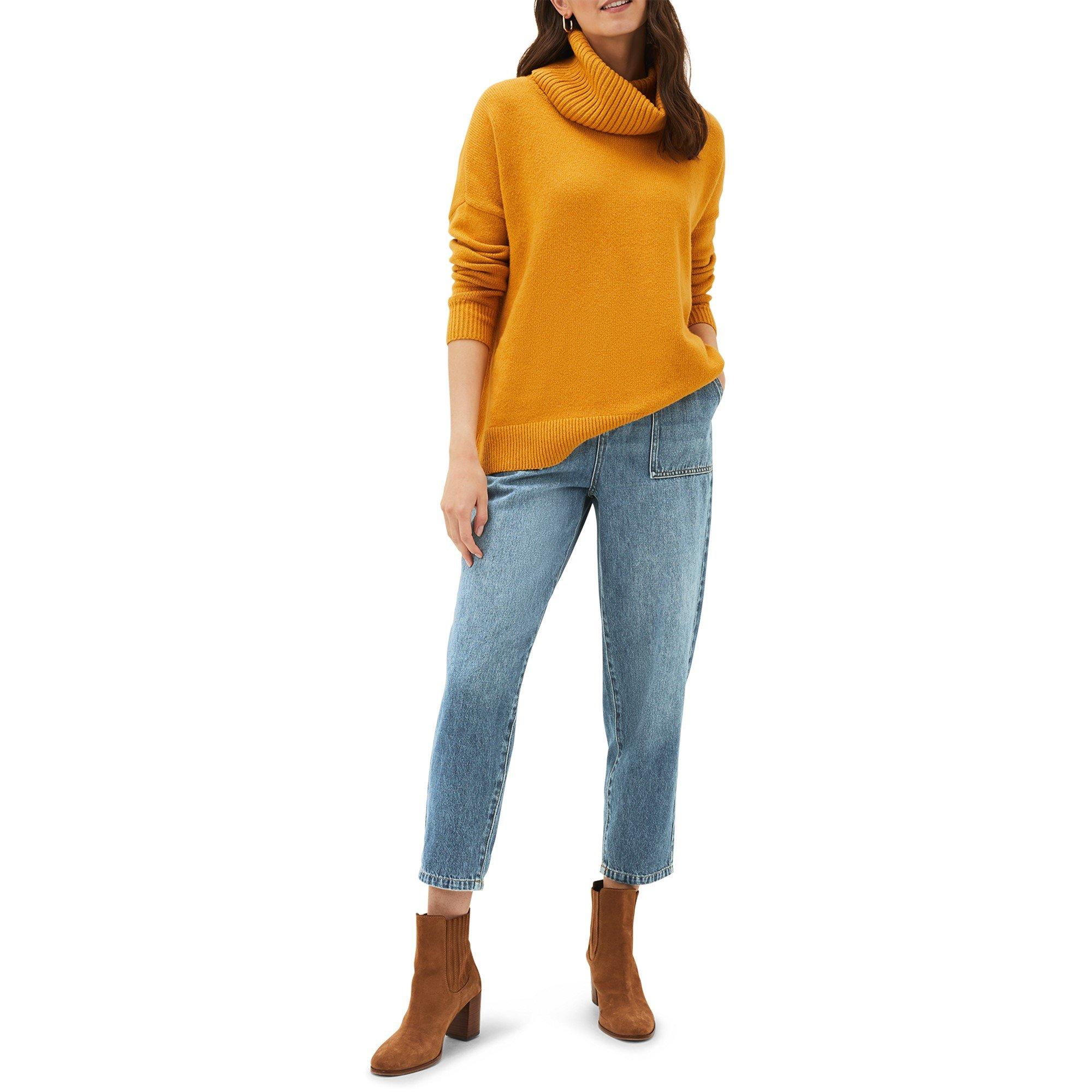 Mid Wash - Phase Eight - Nadina Paper Bag Waist Jean - 6