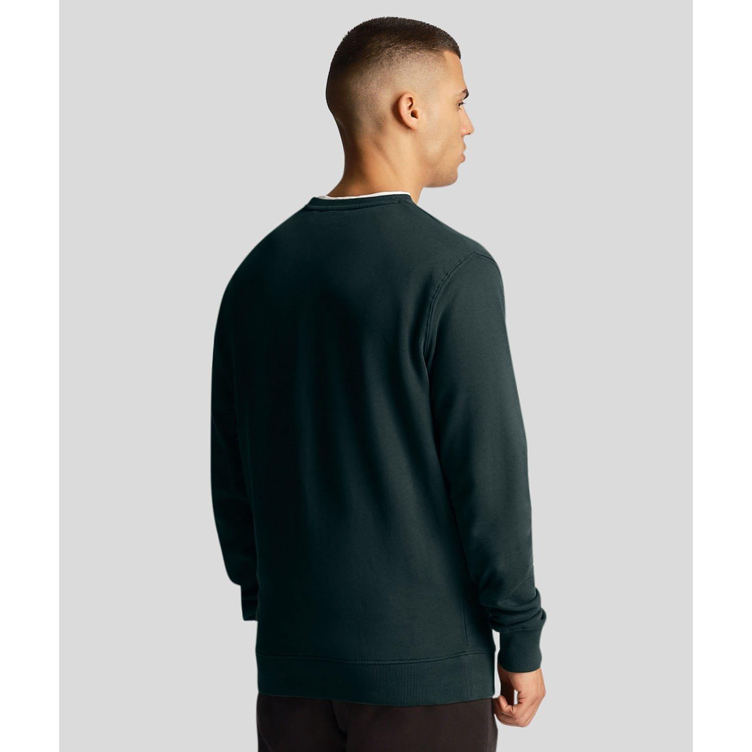 Green - Lyle and Scott - Co-Ordinate Print Crewneck Sweatshirt - 3