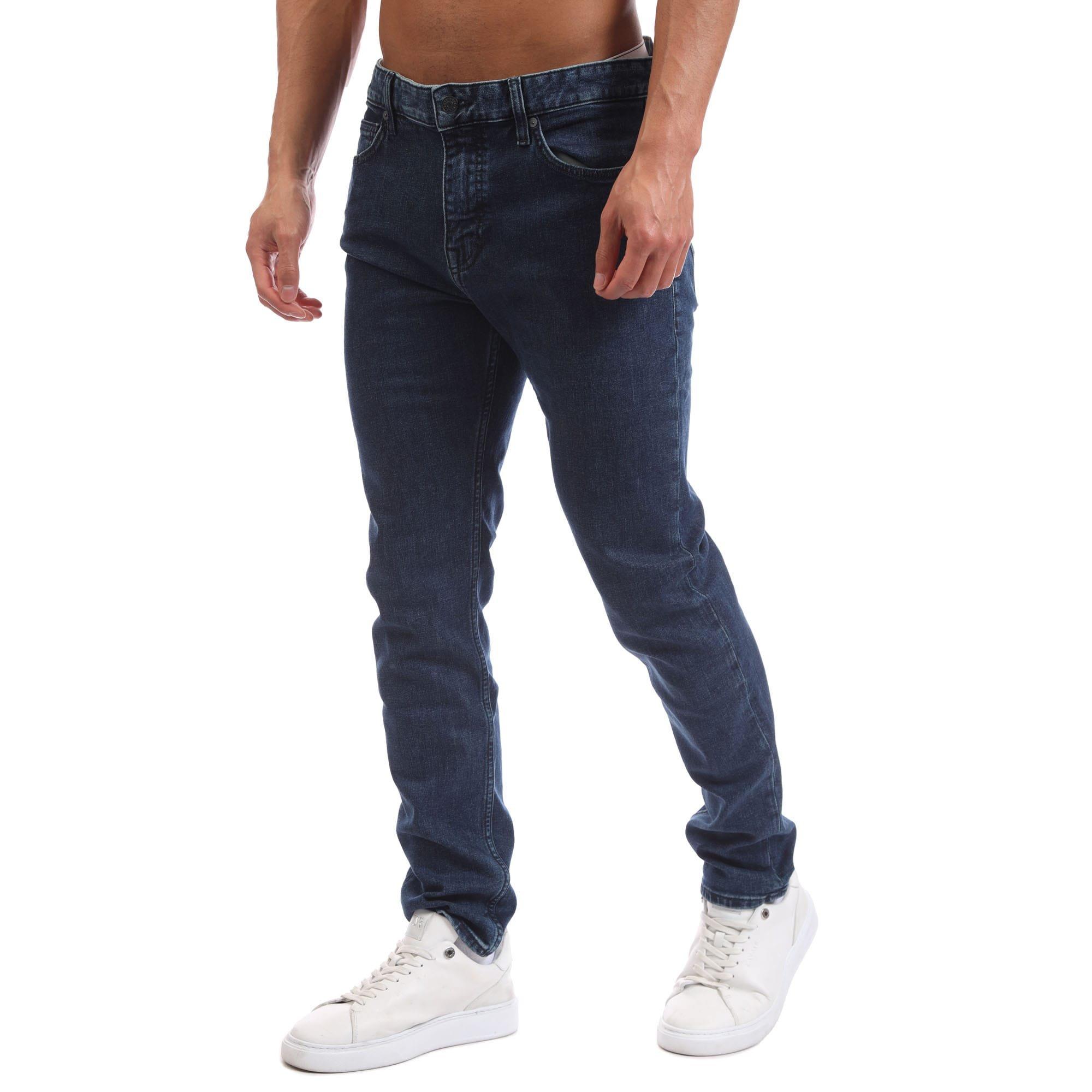 Navy - Boss - Delaware BO Slim-Fit Jeans - 2