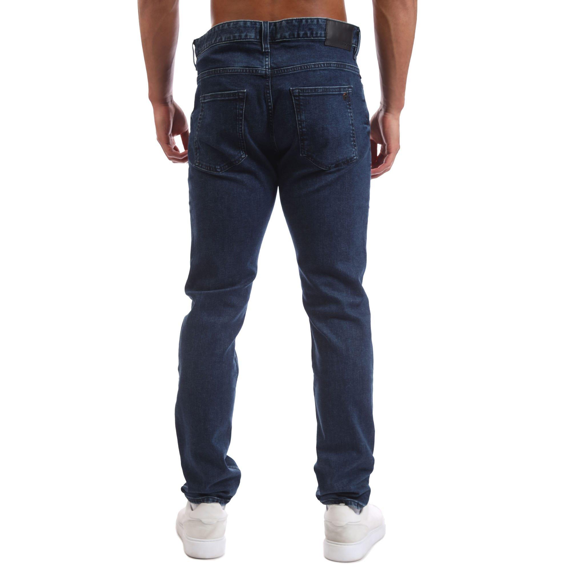 Navy - Boss - Delaware BO Slim-Fit Jeans - 3