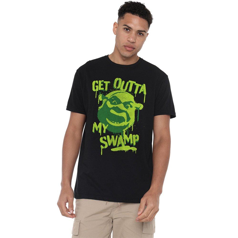 Black - Other - Shrek Out Of My Swamp Graffiti Mens T-Shirt Black - 1