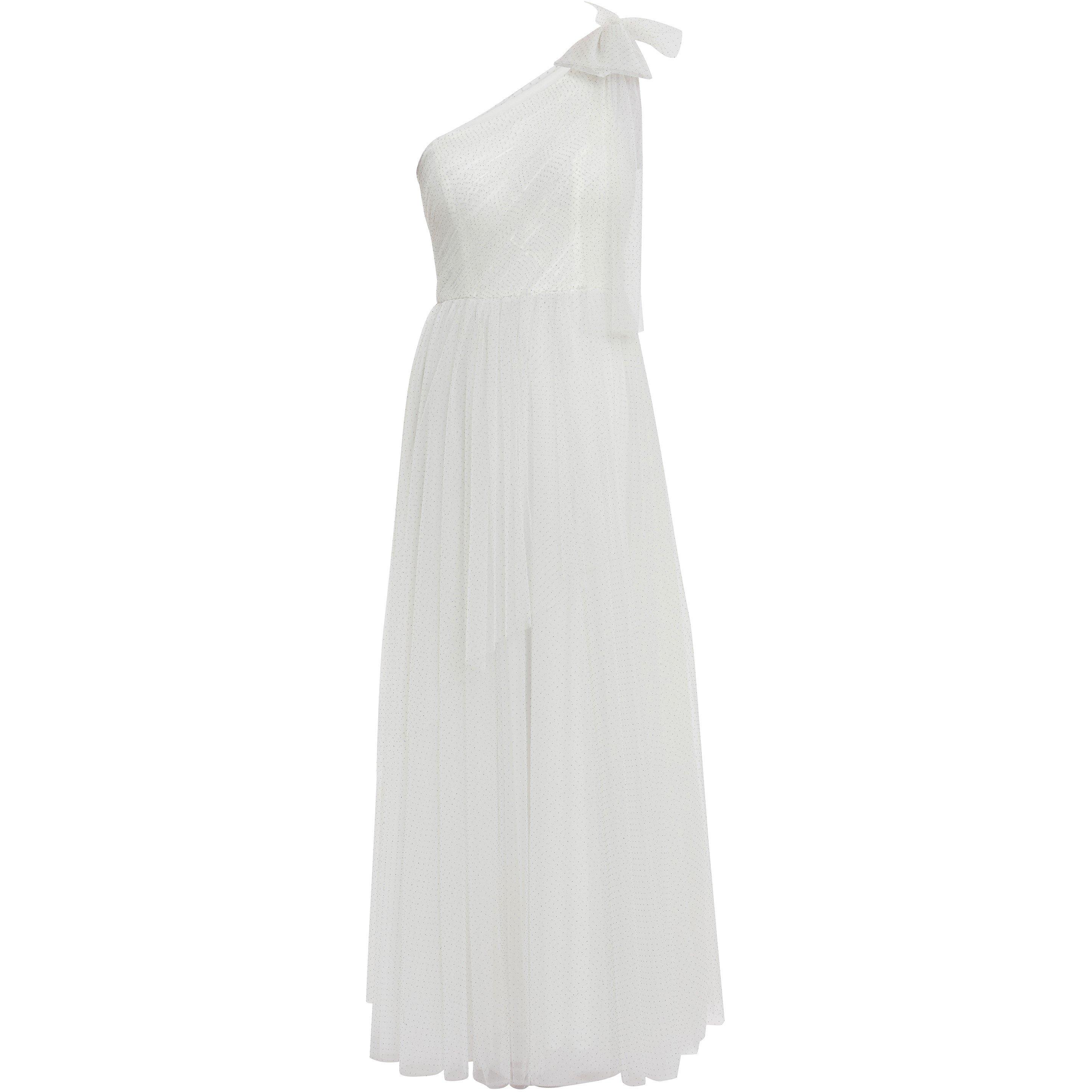 Gina Bacconi Women's Tulle Maxi Dress - Off White - 12