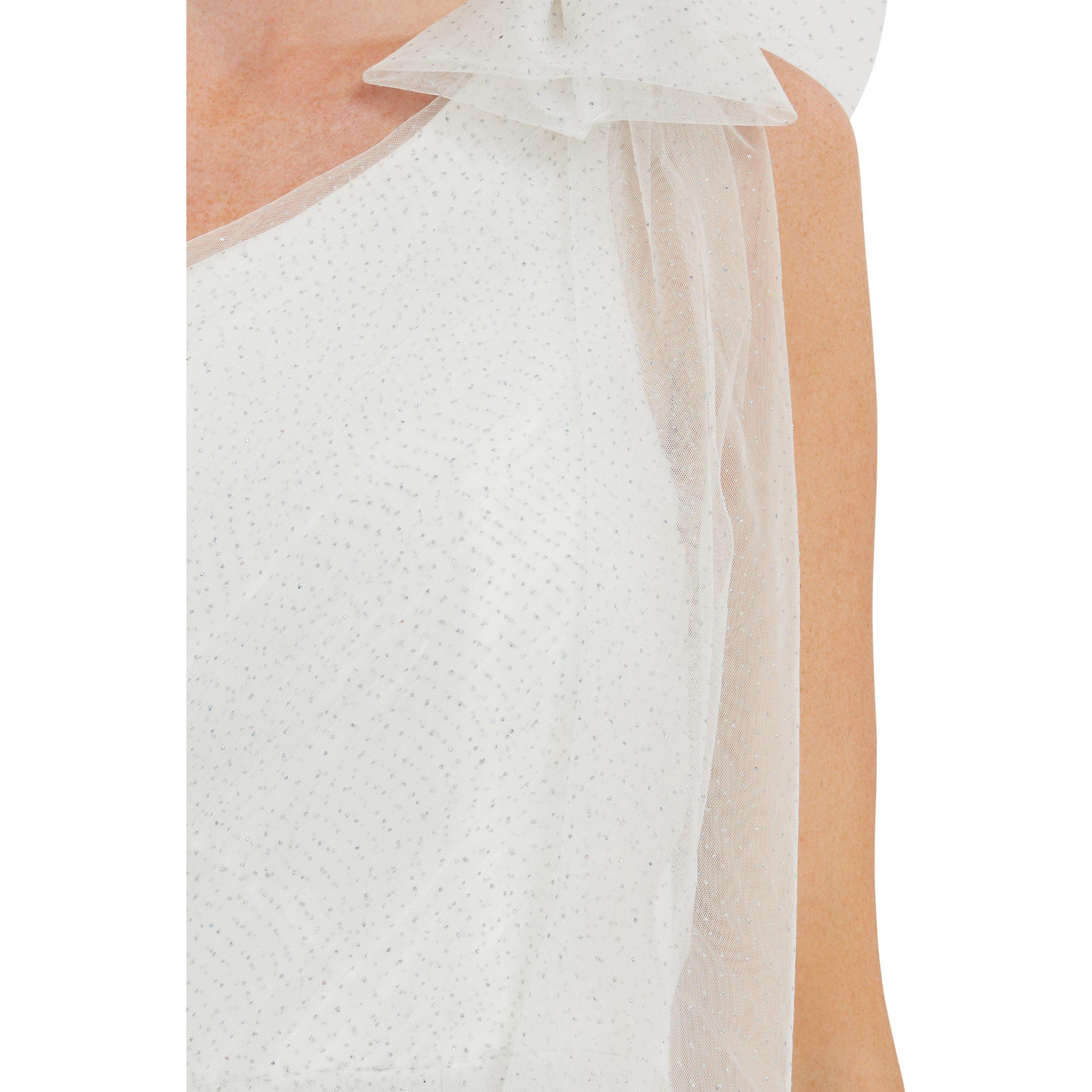 Off White - Gina Bacconi - Tulle Maxi Dress - 4