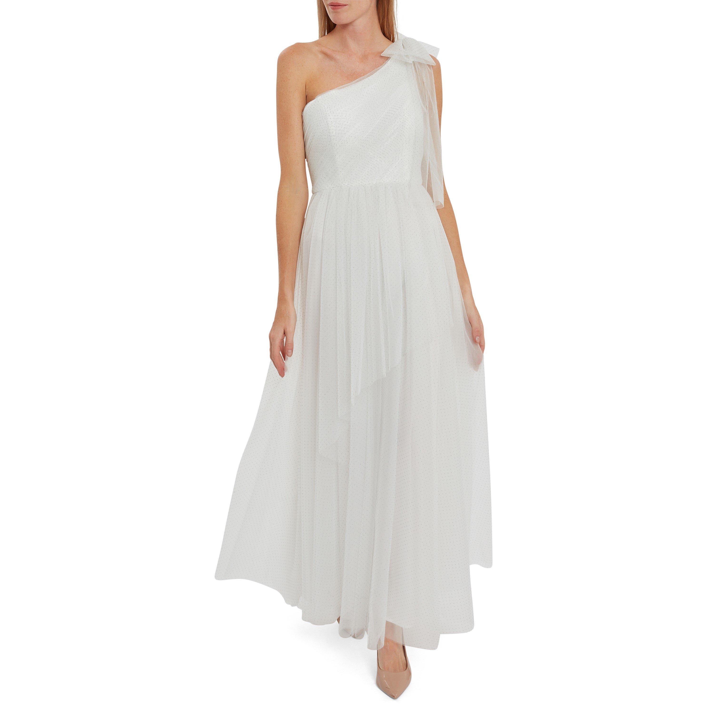 Off White - Gina Bacconi - Tulle Maxi Dress - 5