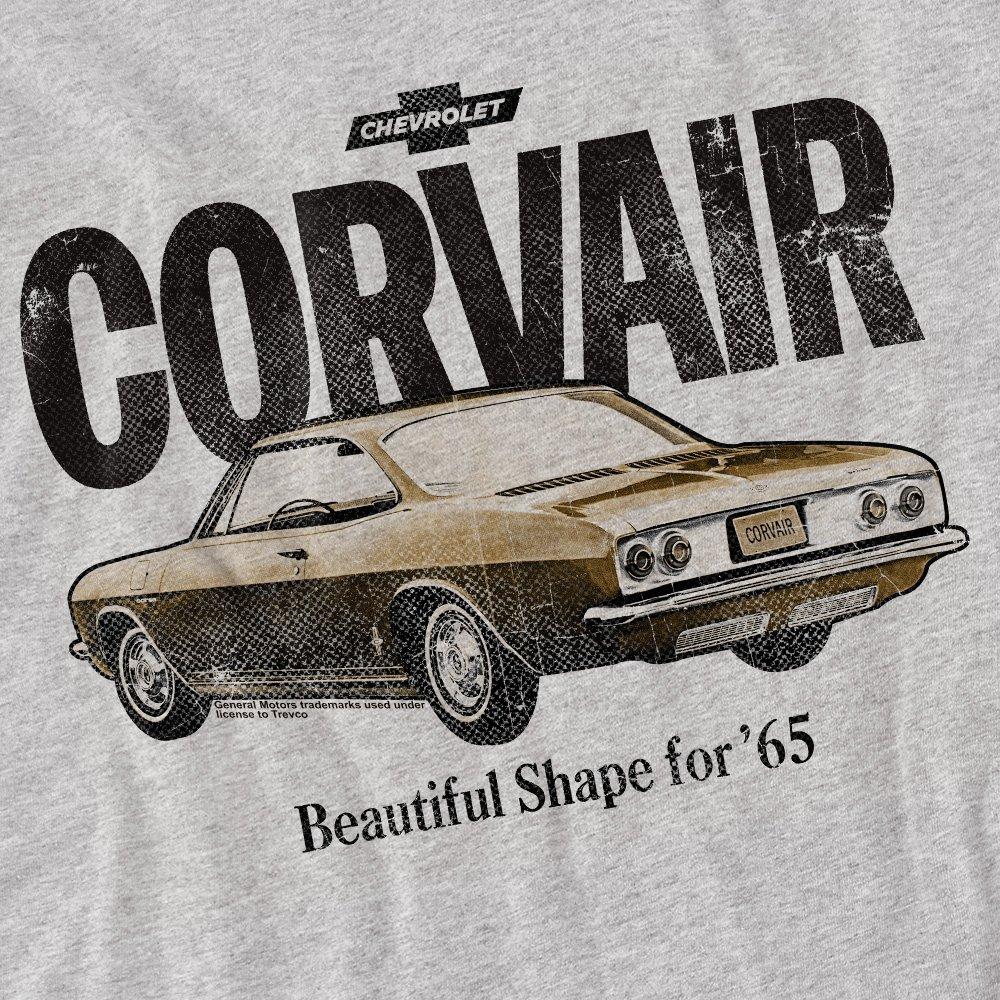Grey - Other - Chevrolet Retro Corvair T Shirt Athletic Heather - 2