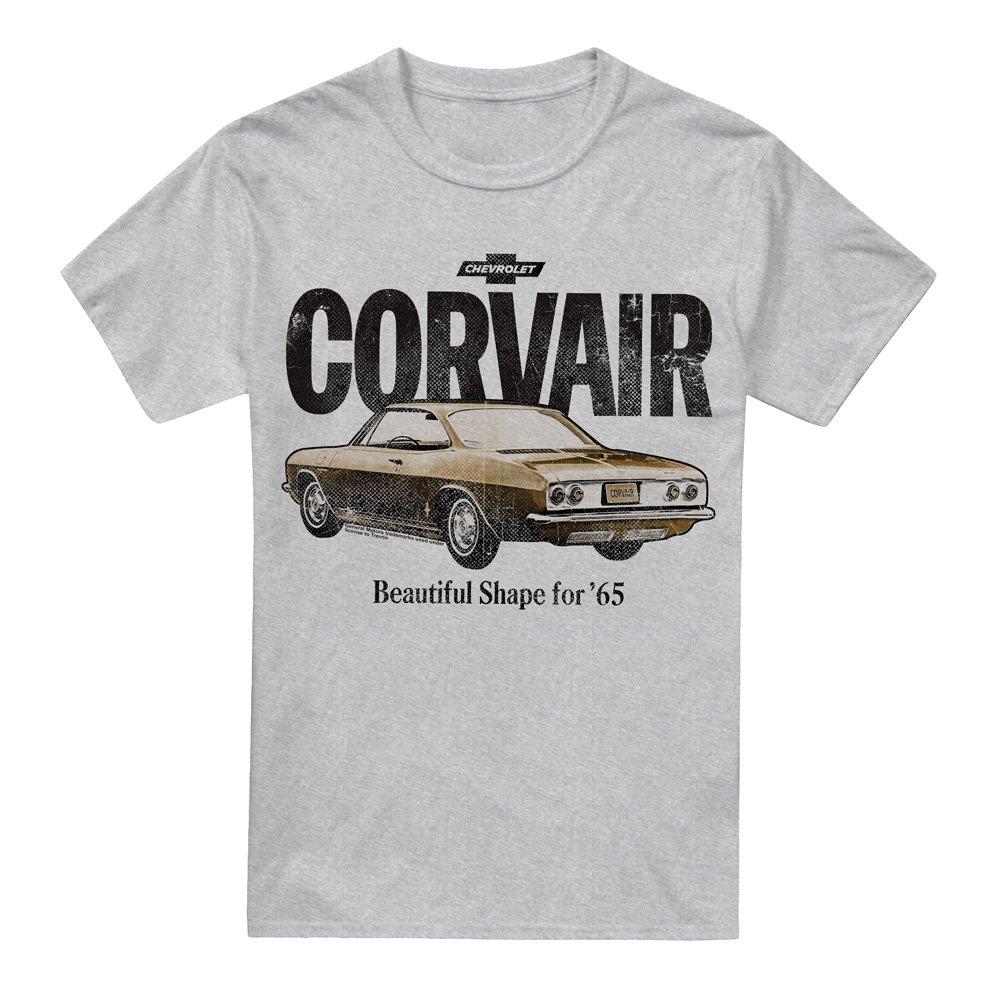 Grey - Other - Chevrolet Retro Corvair T Shirt Athletic Heather - 4