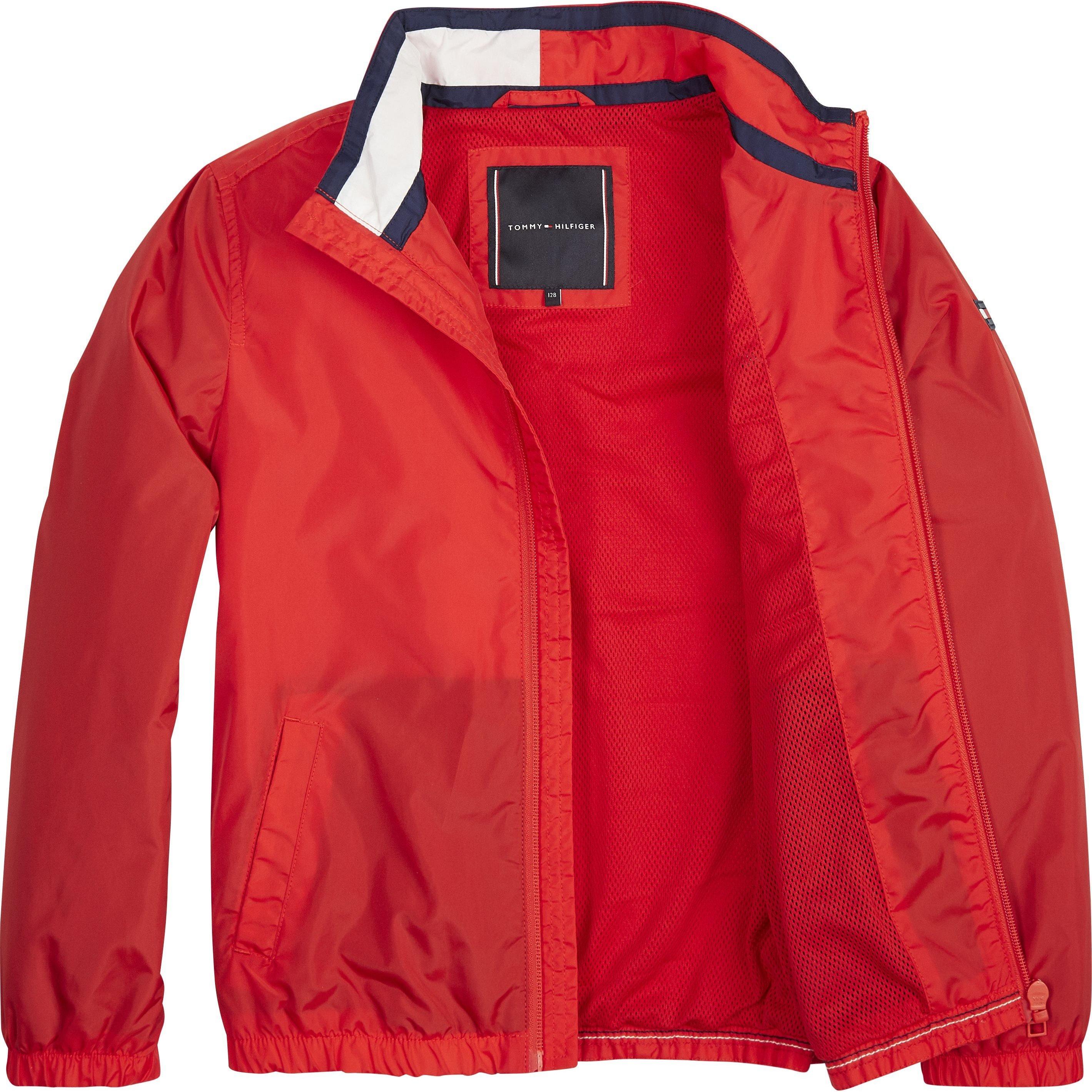 Bright Red - Tommy Hilfiger - Boys Tommy Windbreaker - 3