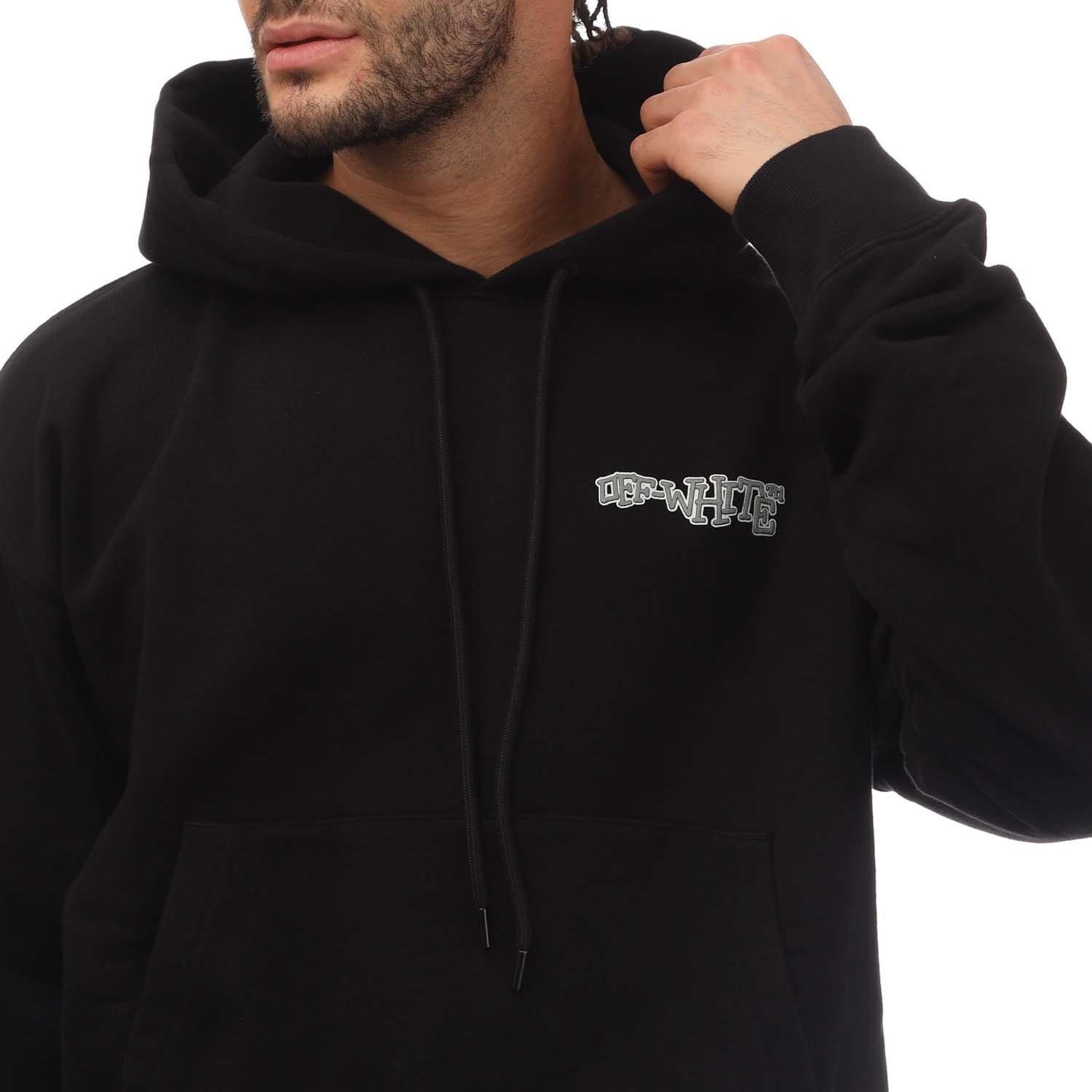 Black-White - Off White - Carlos Arrow Over Hoodie - 3