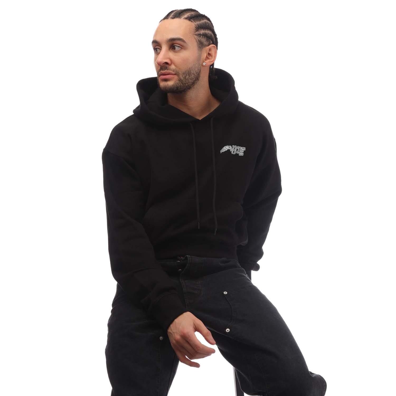 Black-White - Off White - Carlos Arrow Over Hoodie - 4