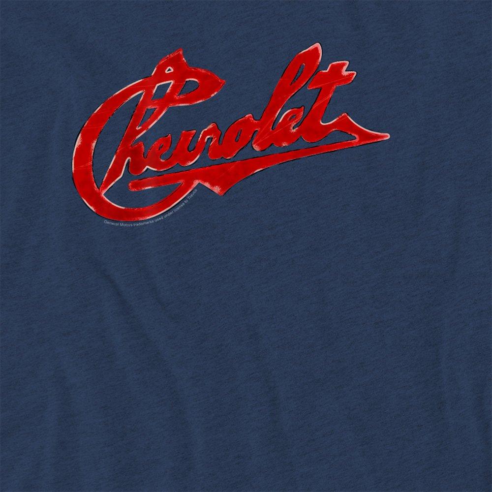 Navy - Other - Chevrolet Chevrolet Script Distressed T-Shirt Nav - 2