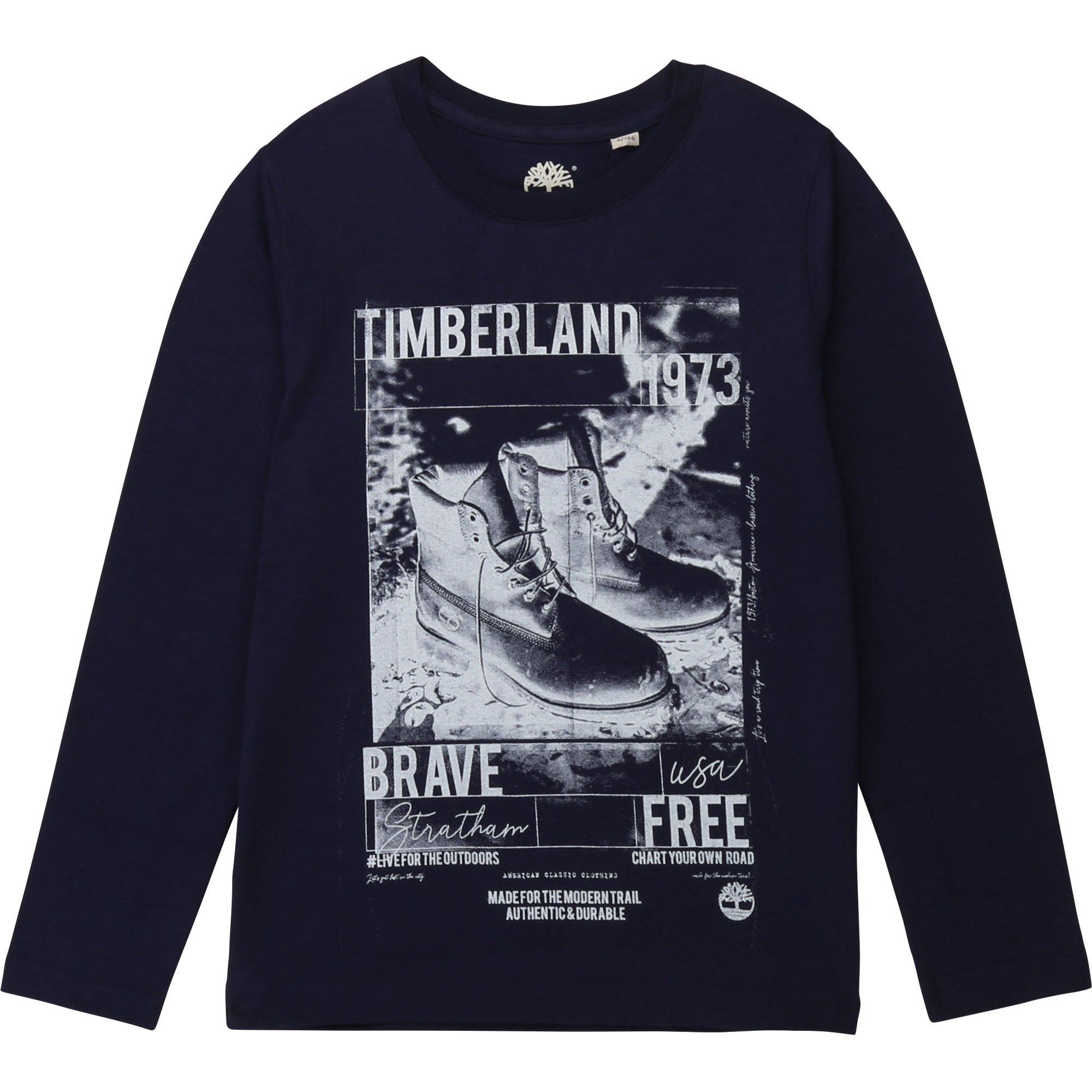 Blue - Timberland - Timberland Tshirt - 1