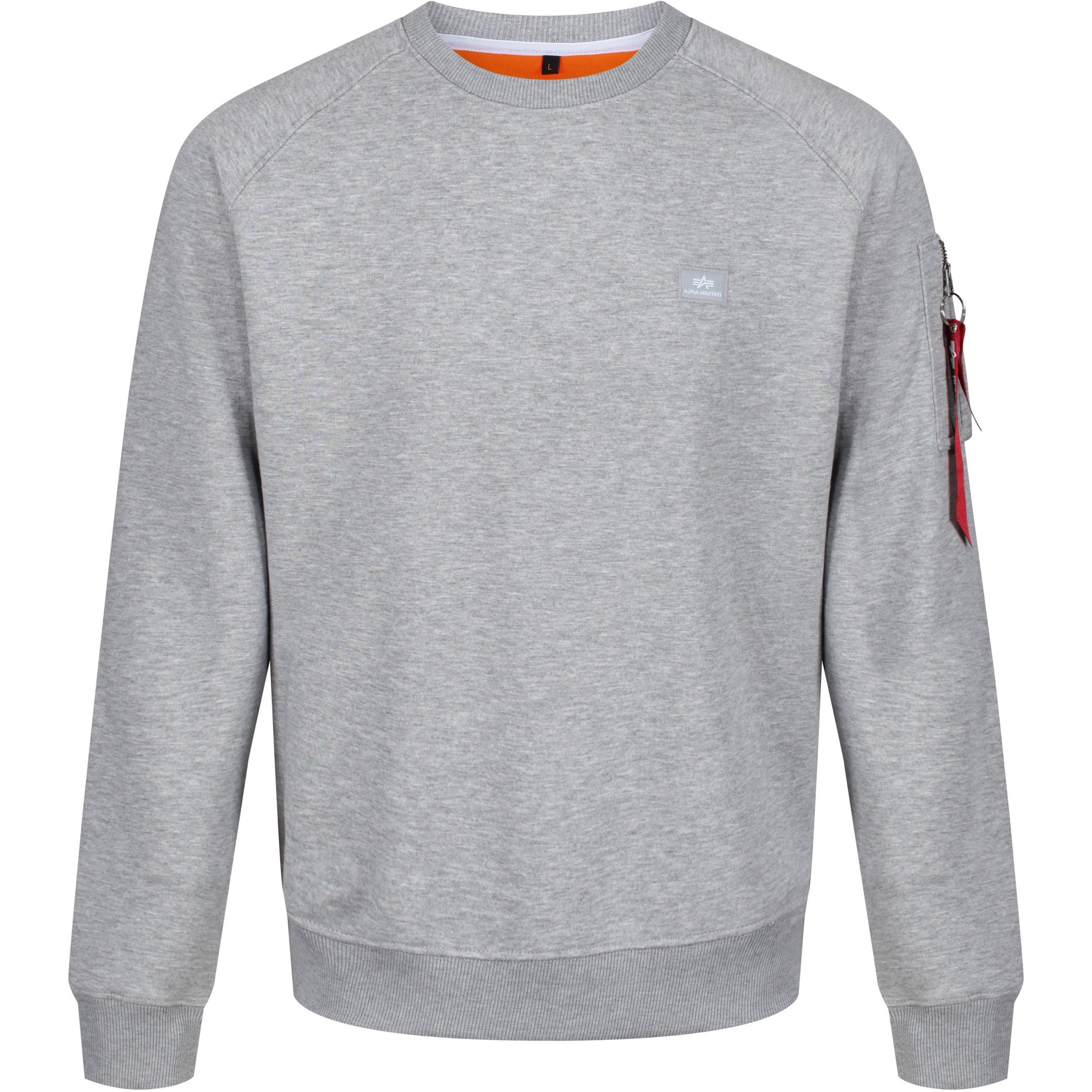 17 Grey Heather - Alpha Industries - X Fit Sweatshirt - 1