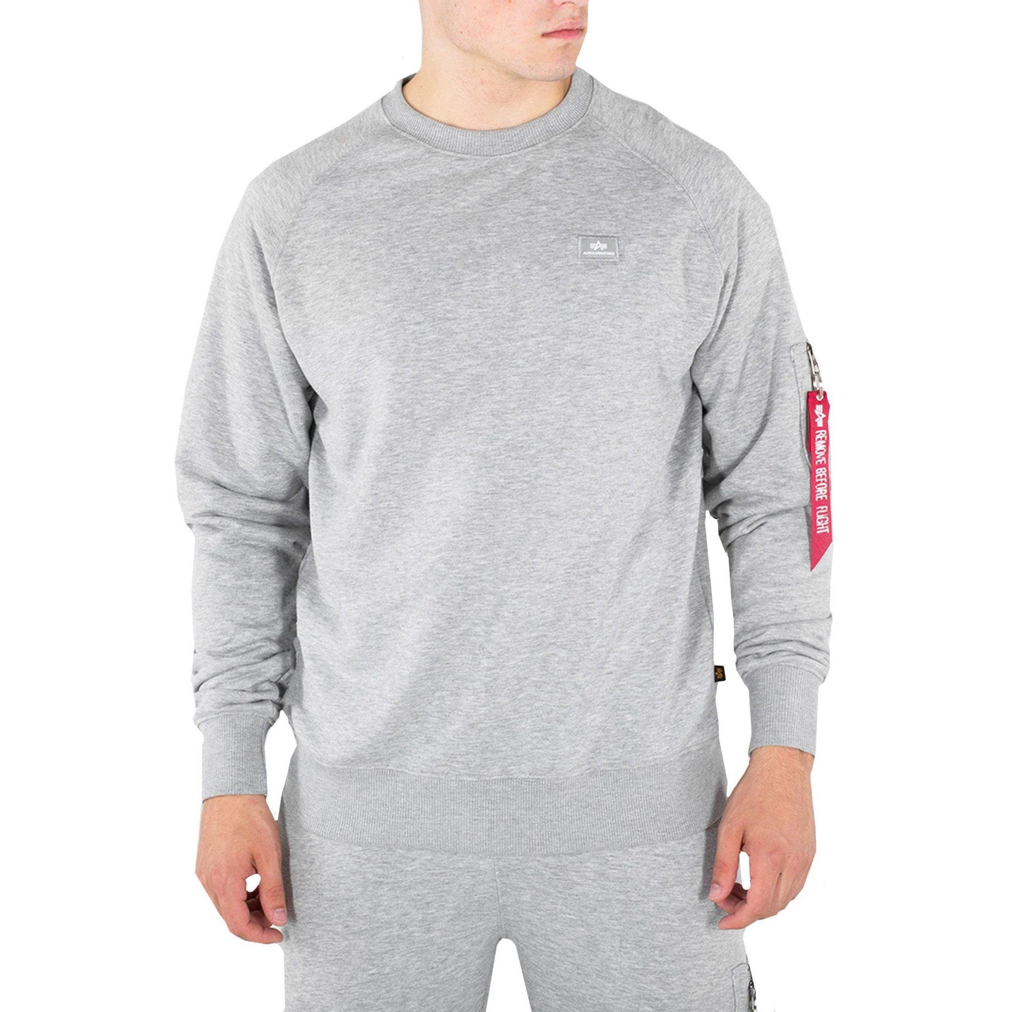 17 Grigio Melange - Alpha Industries - X Fit Sweatshirt - 2