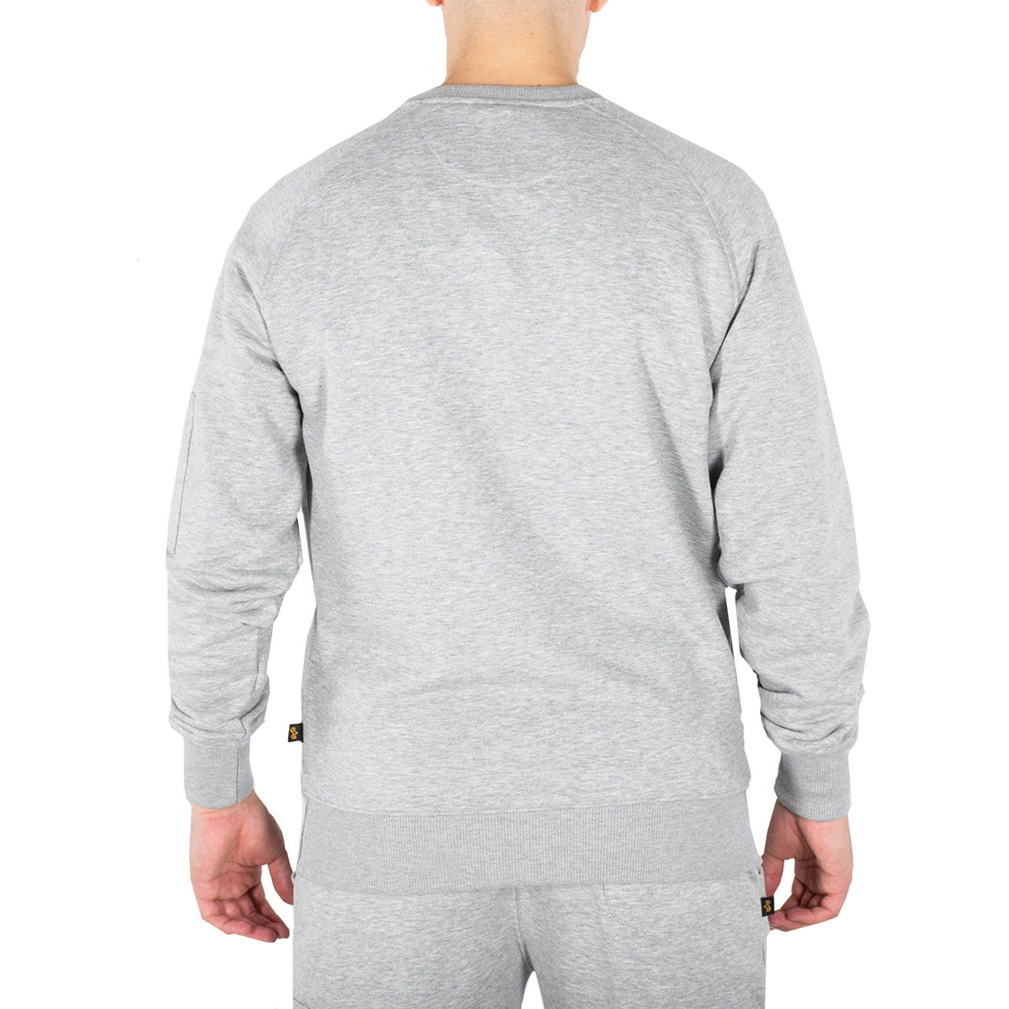 17 Grigio Melange - Alpha Industries - X Fit Sweatshirt - 3