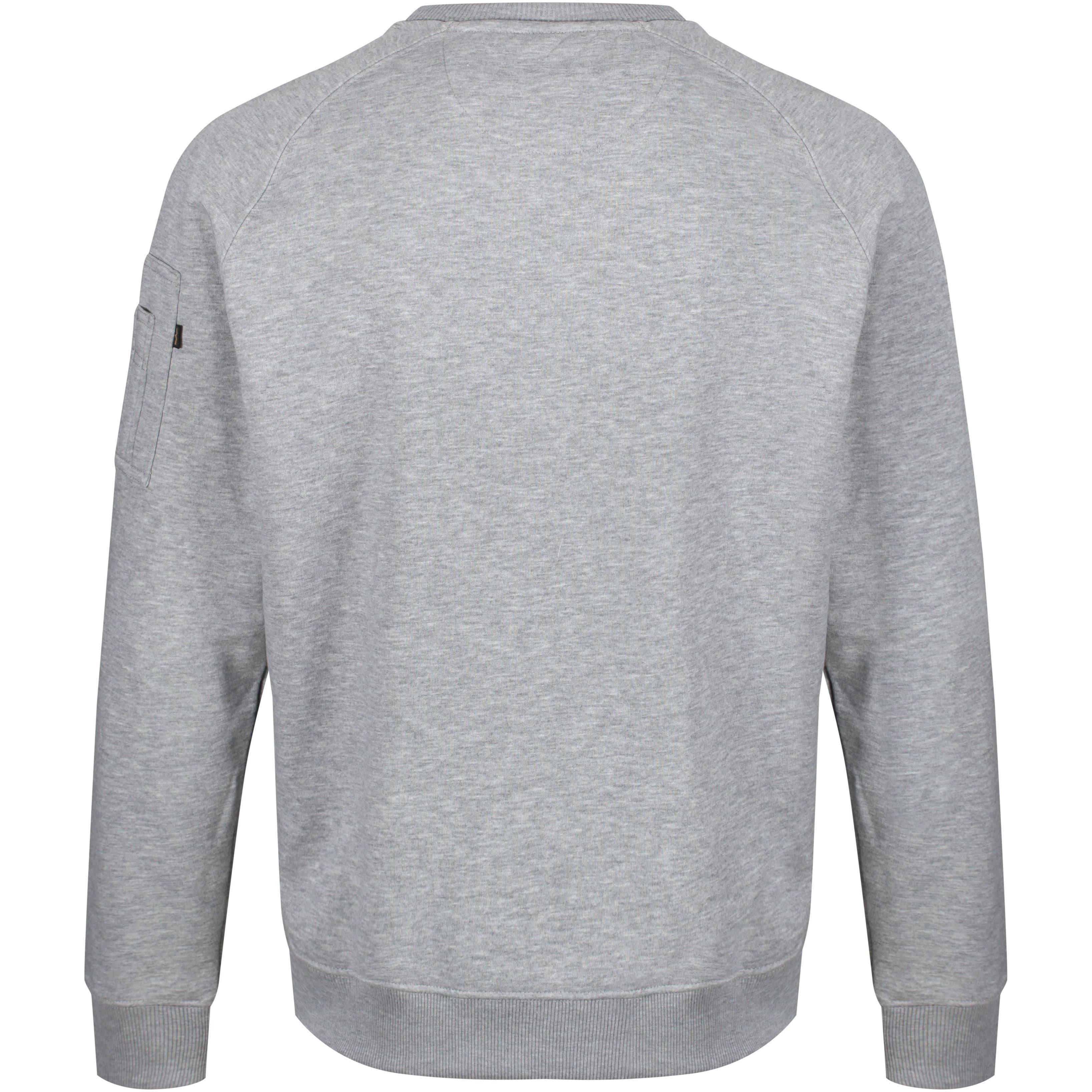 17 Grigio Melange - Alpha Industries - X Fit Sweatshirt - 4