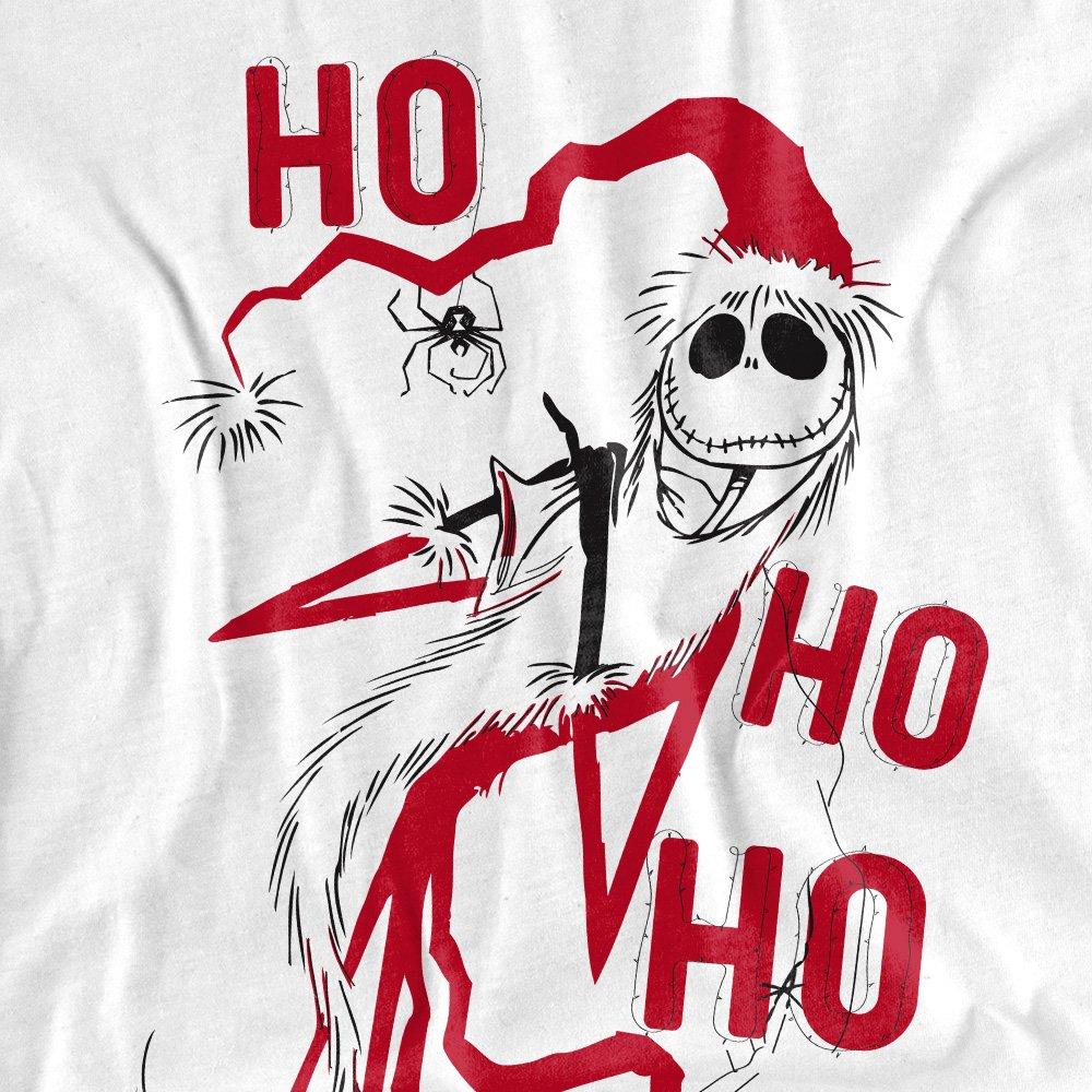 White - The Nightmare before Christmas - The Nightmare Before Christmas Jack Santa Mens T-S - 2