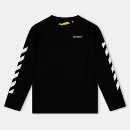 Off White Kids Long-Sleeve Shirt