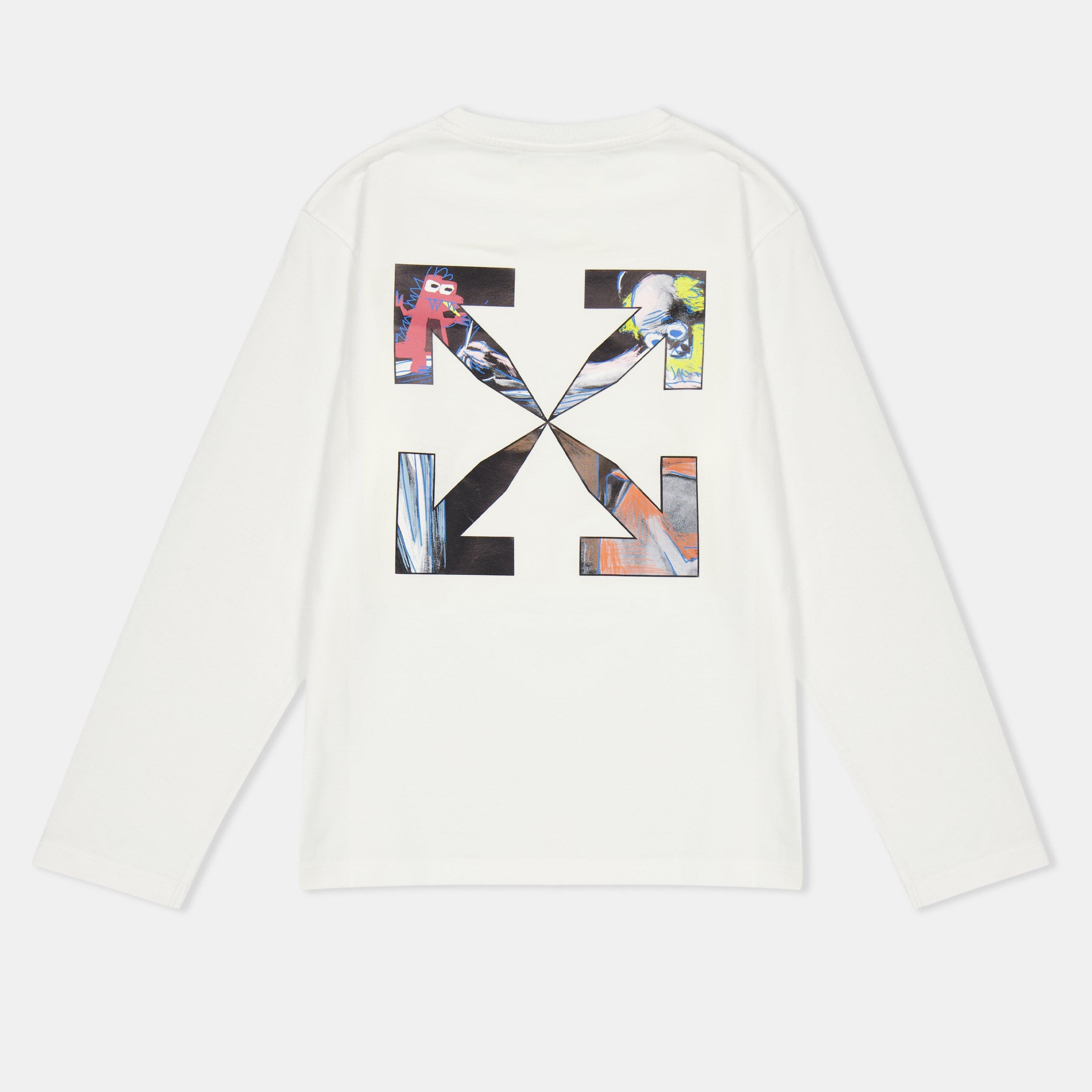 White Multi - Off White - Kids Long-Sleeve Shirt - 2