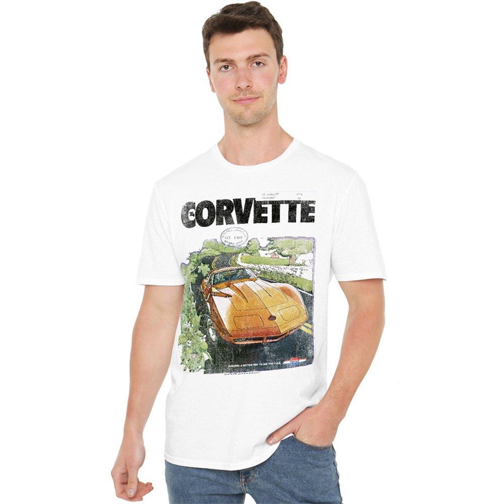 White - Other - Chevy Corvette Poster Vintage T Shirt White - 1