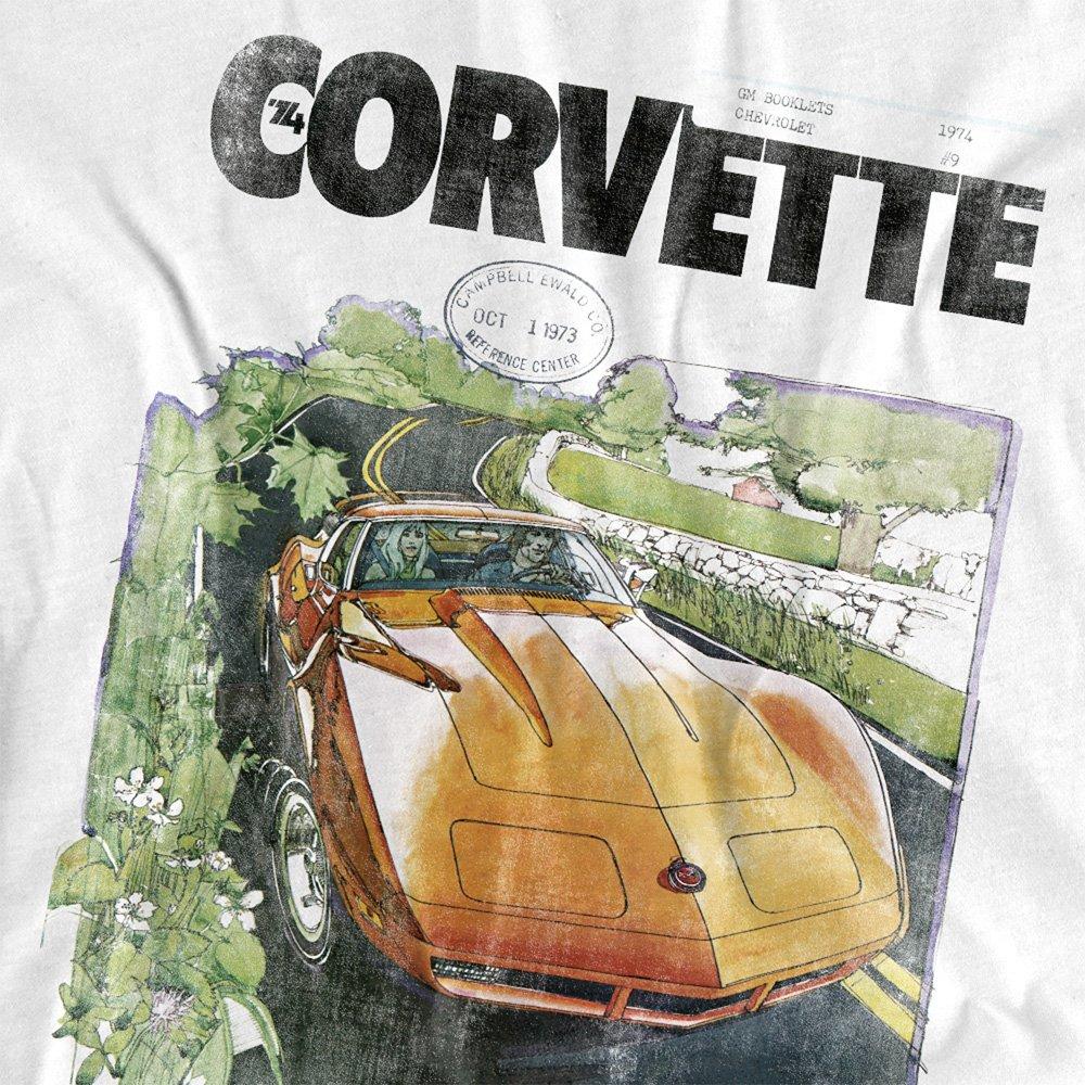 White - Other - Chevy Corvette Poster Vintage T Shirt White - 2