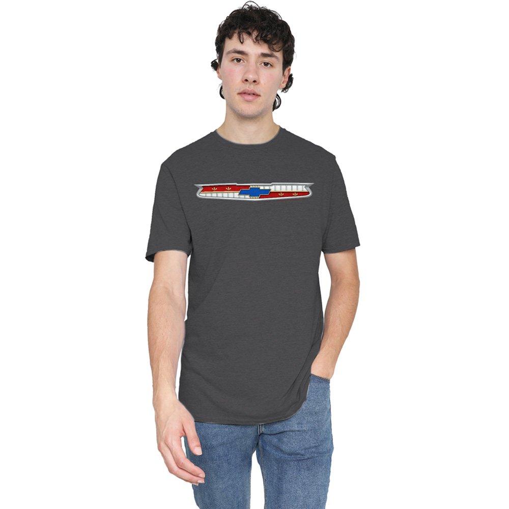 Grey - Other - Chevrolet 56 Bel Air Emblem T-Shirt Charcoal - 1